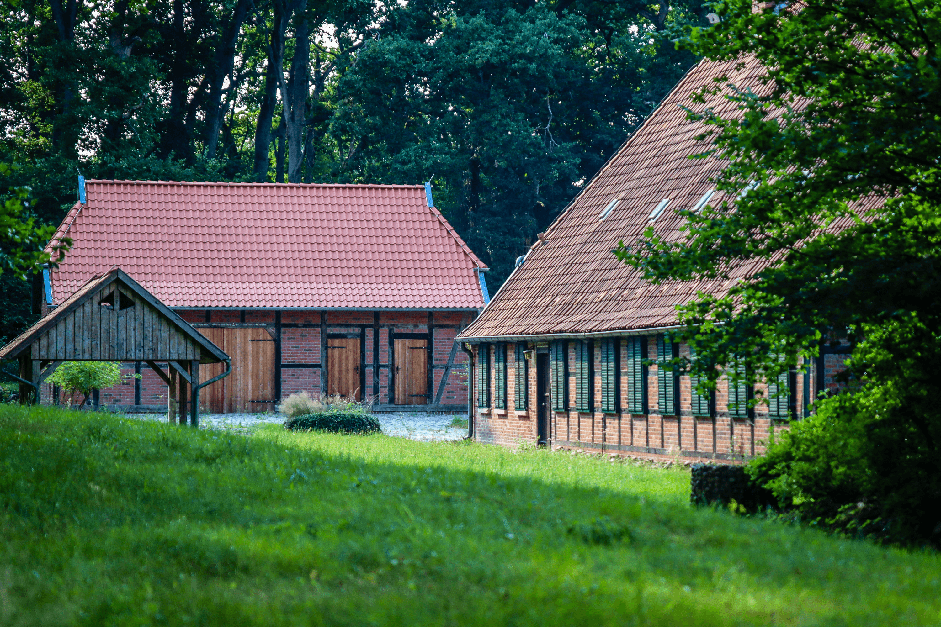manche häuser in lopau werden auch noch genutzt