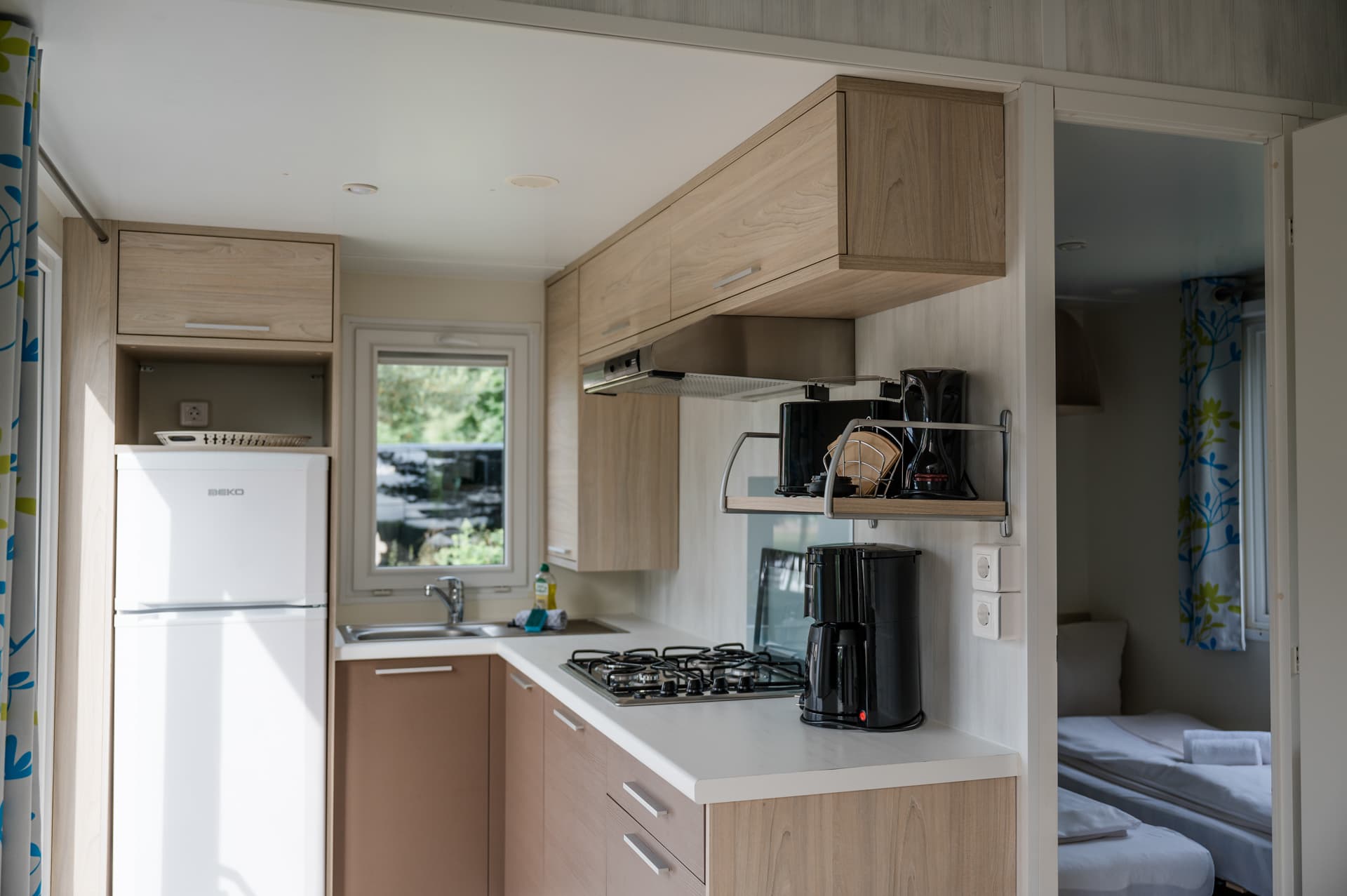 küche im ferienhaus auf dem campingpark südheide