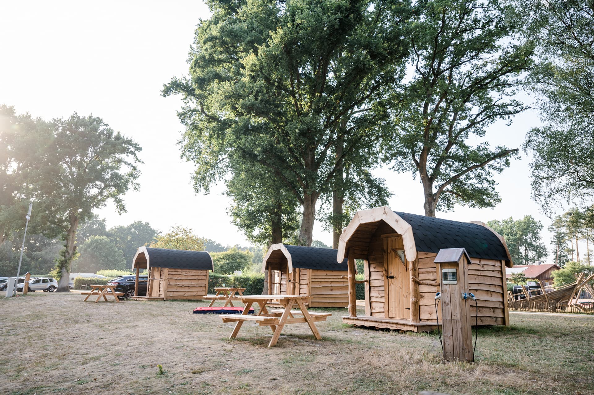 Heidjerhäuser auf dem Campingpark Südheide