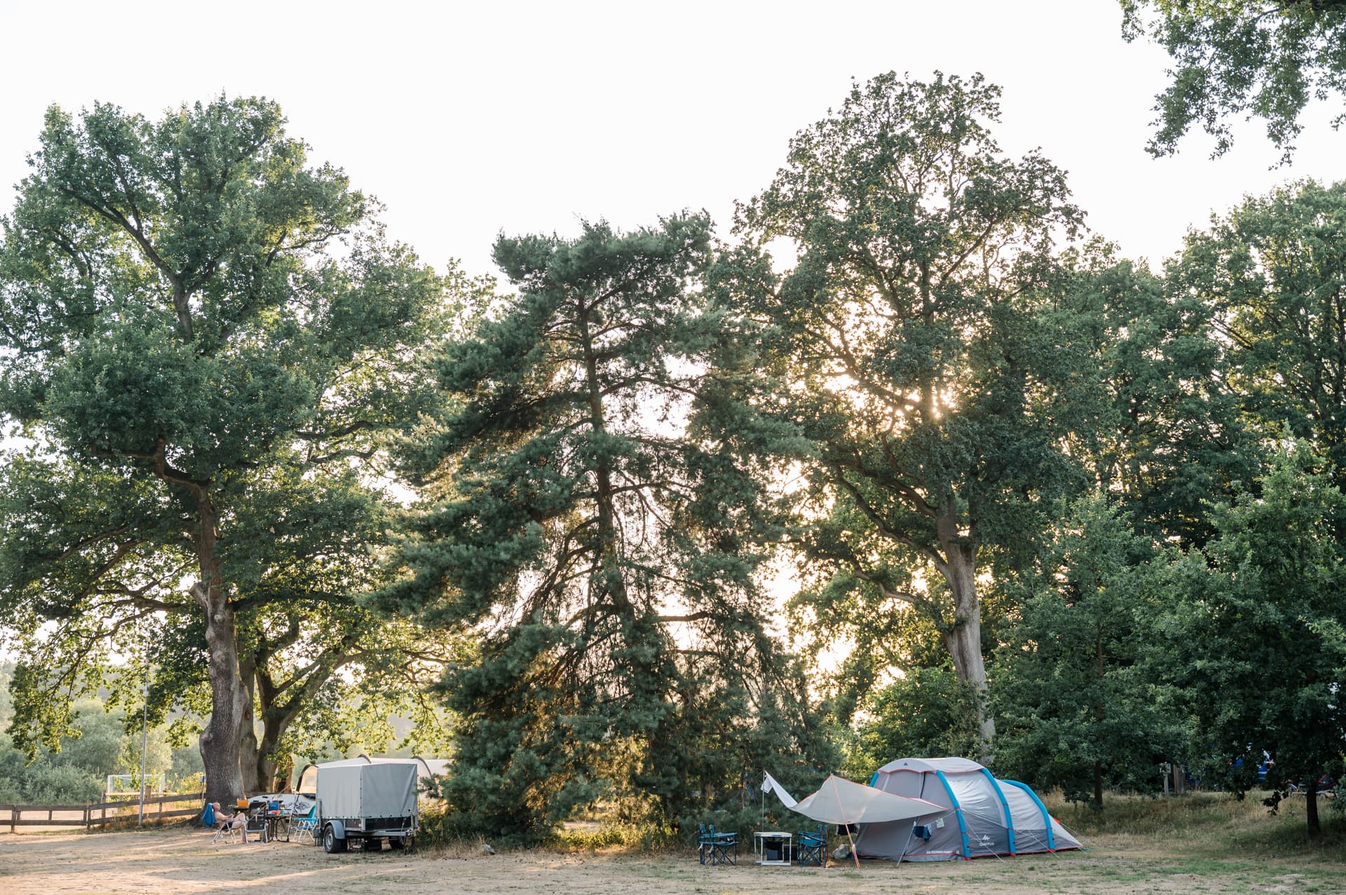 Zeltplatz auf dem Campingpark Südheide