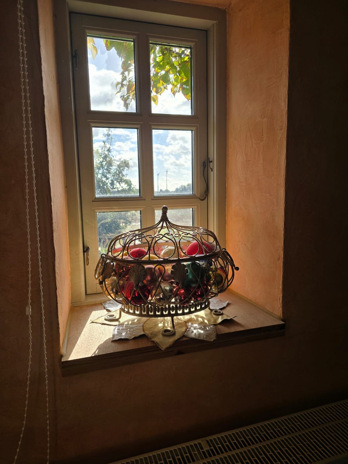 Blick aus dem Fenster der Ferienwohnung Fischer Bröckel