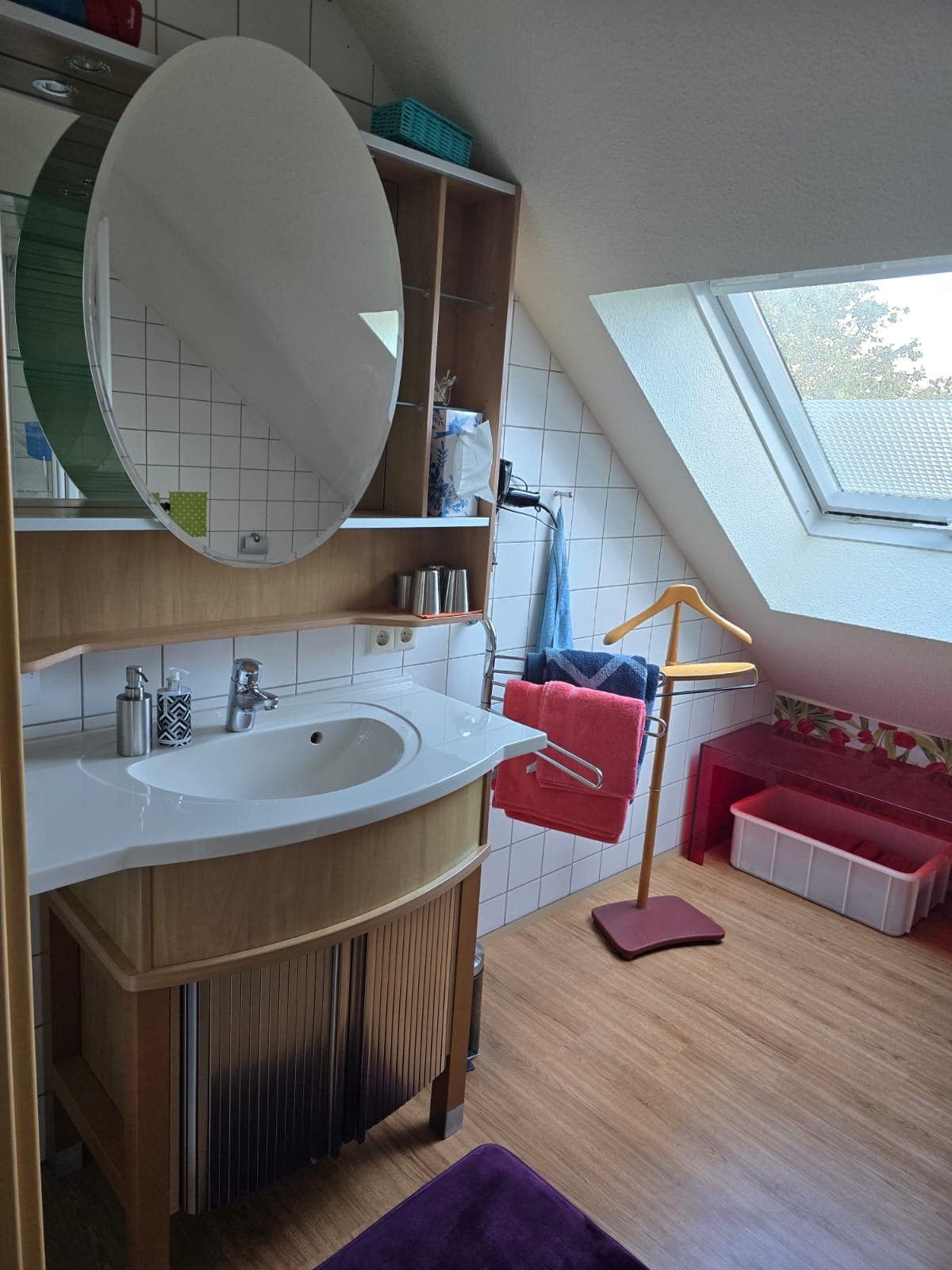 Badezimmer in der Ferienwohnung Fischer