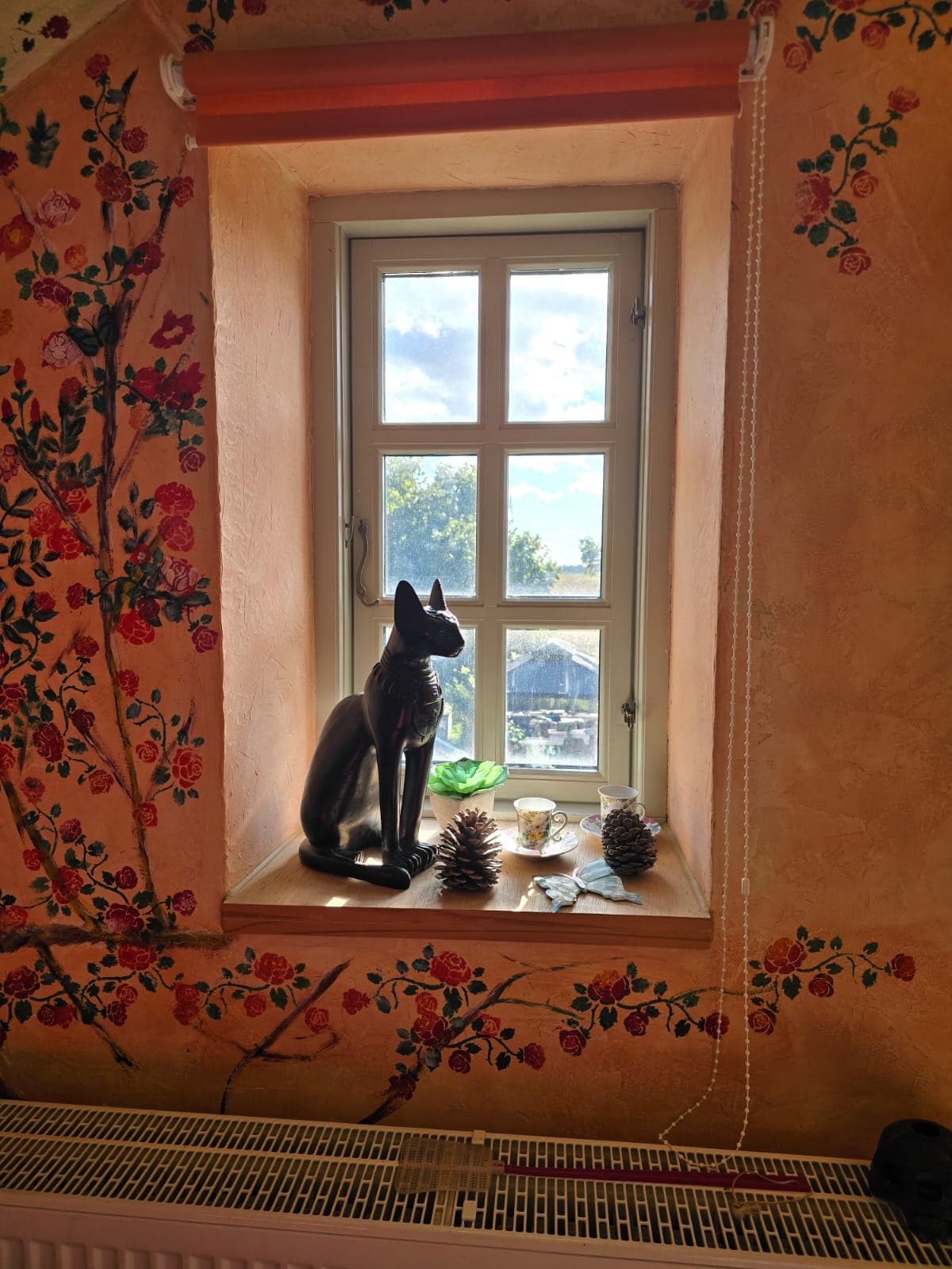 Blick aus dem Fenster der Ferienwohnung Fischer