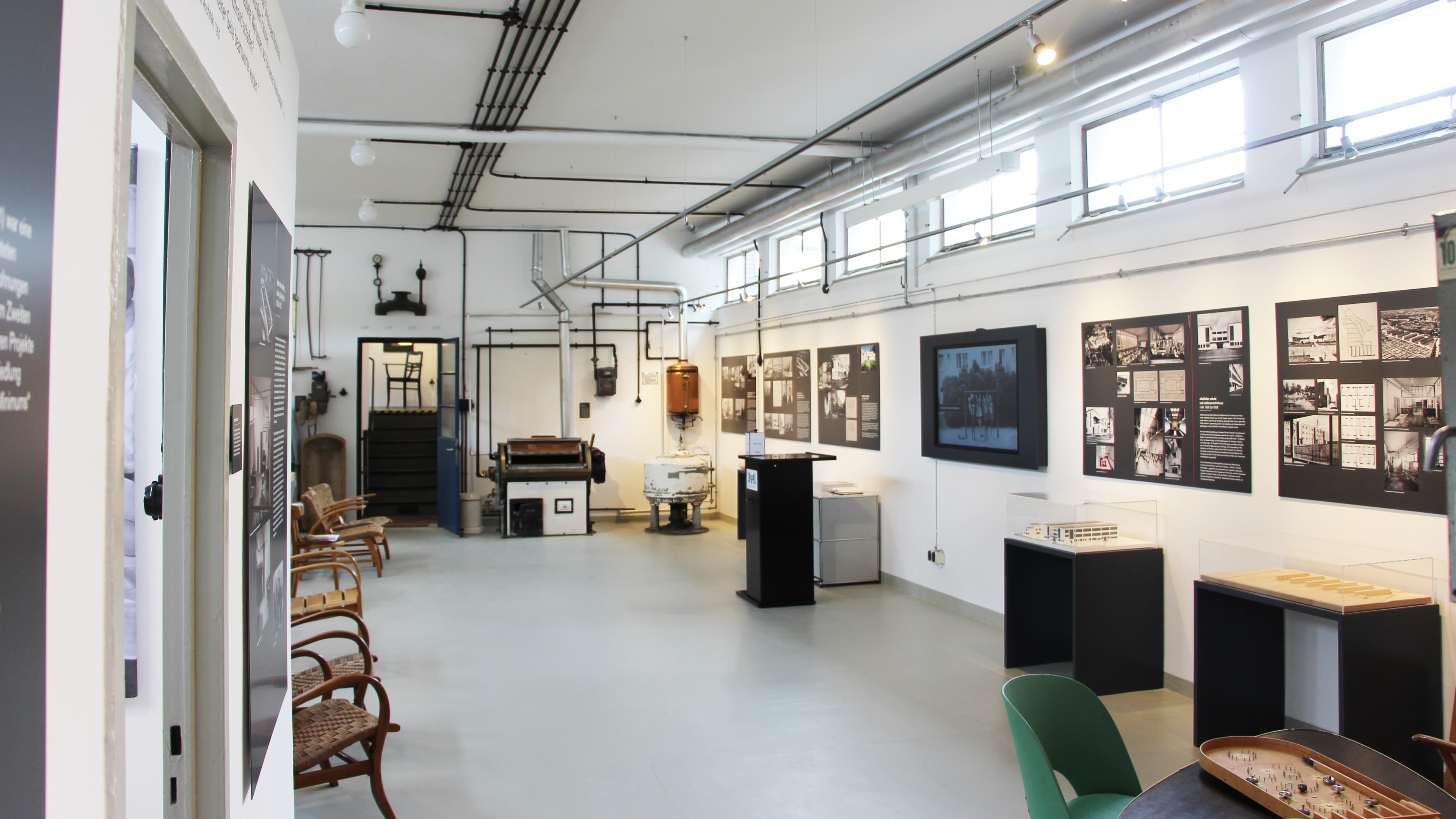 Ausstellungsraum im Otto Haesler Museum Celle