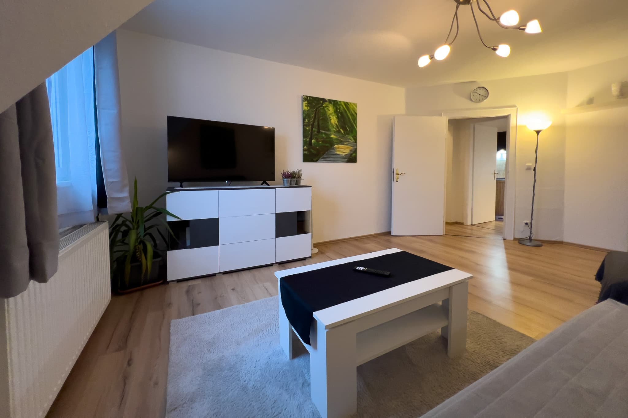 Wohnzimmer Ferienwohnung Rode Müden
