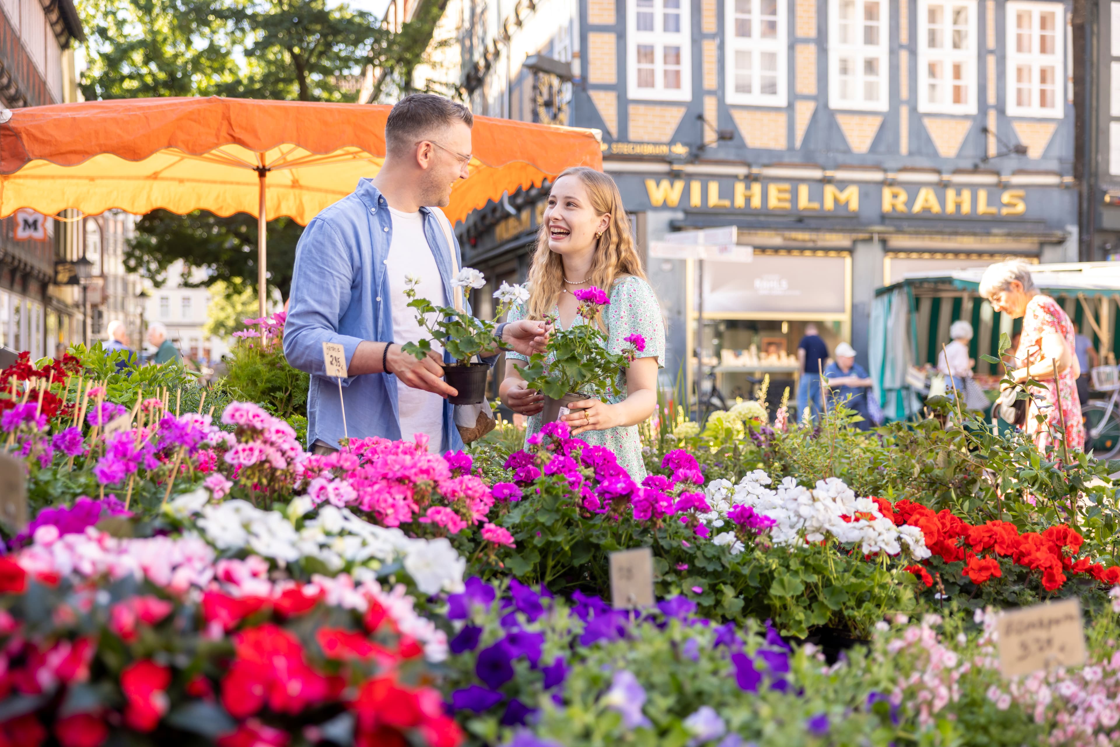 Wochenmarkt in der Celler Innenstadt
