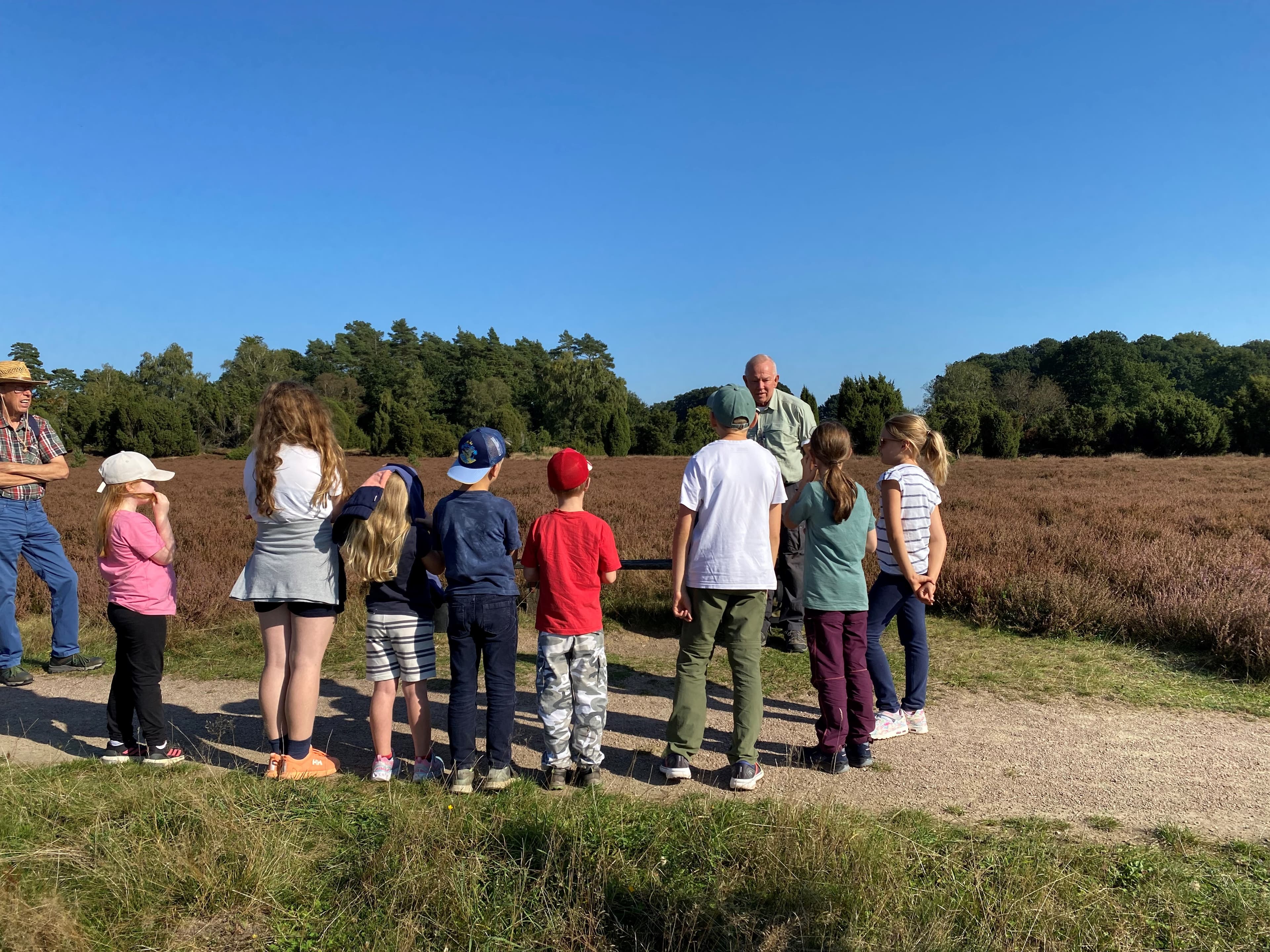 Kinderwanderung auf dem Heidschnuckenweg