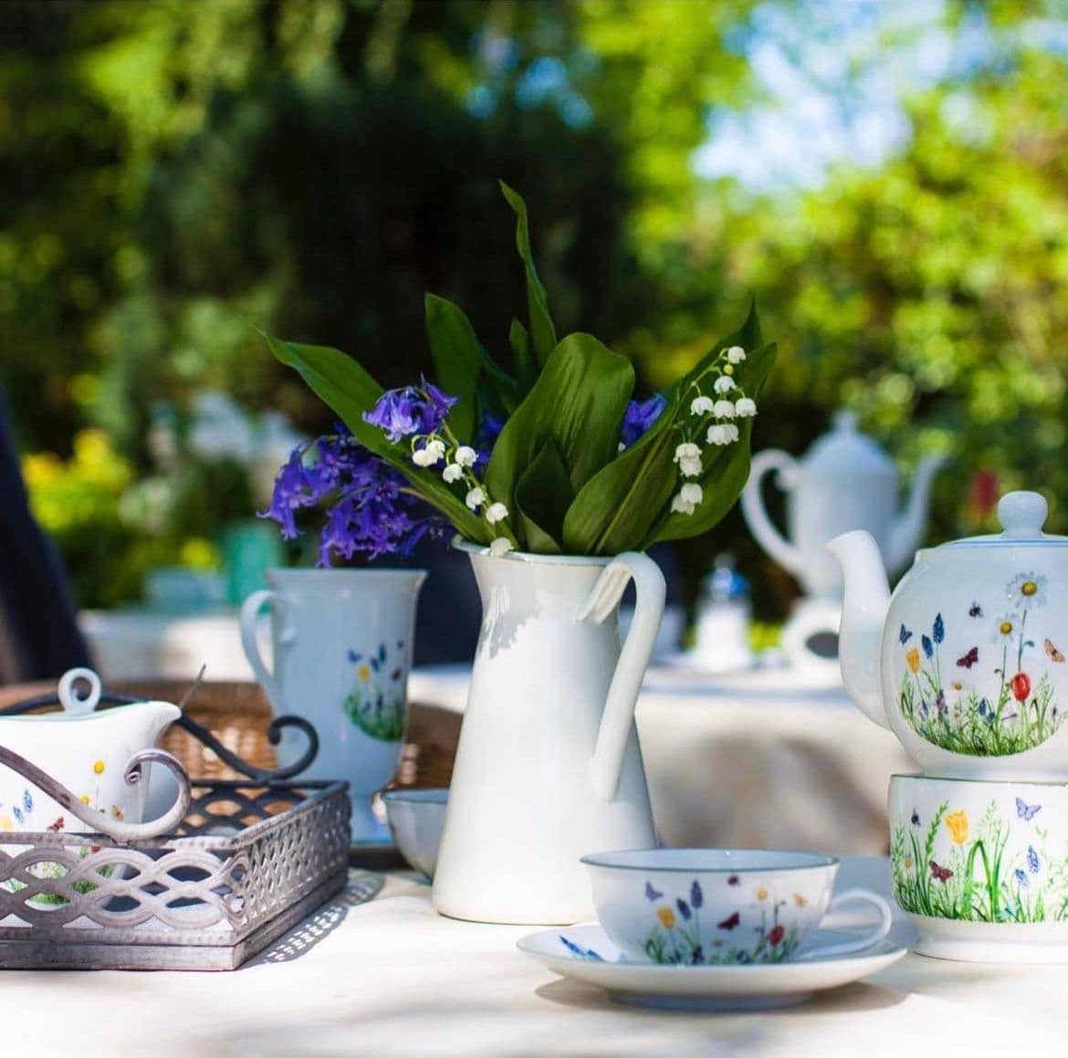 Sommer auf der Gartenterrasse Café am Dorfteich Schneverdingen