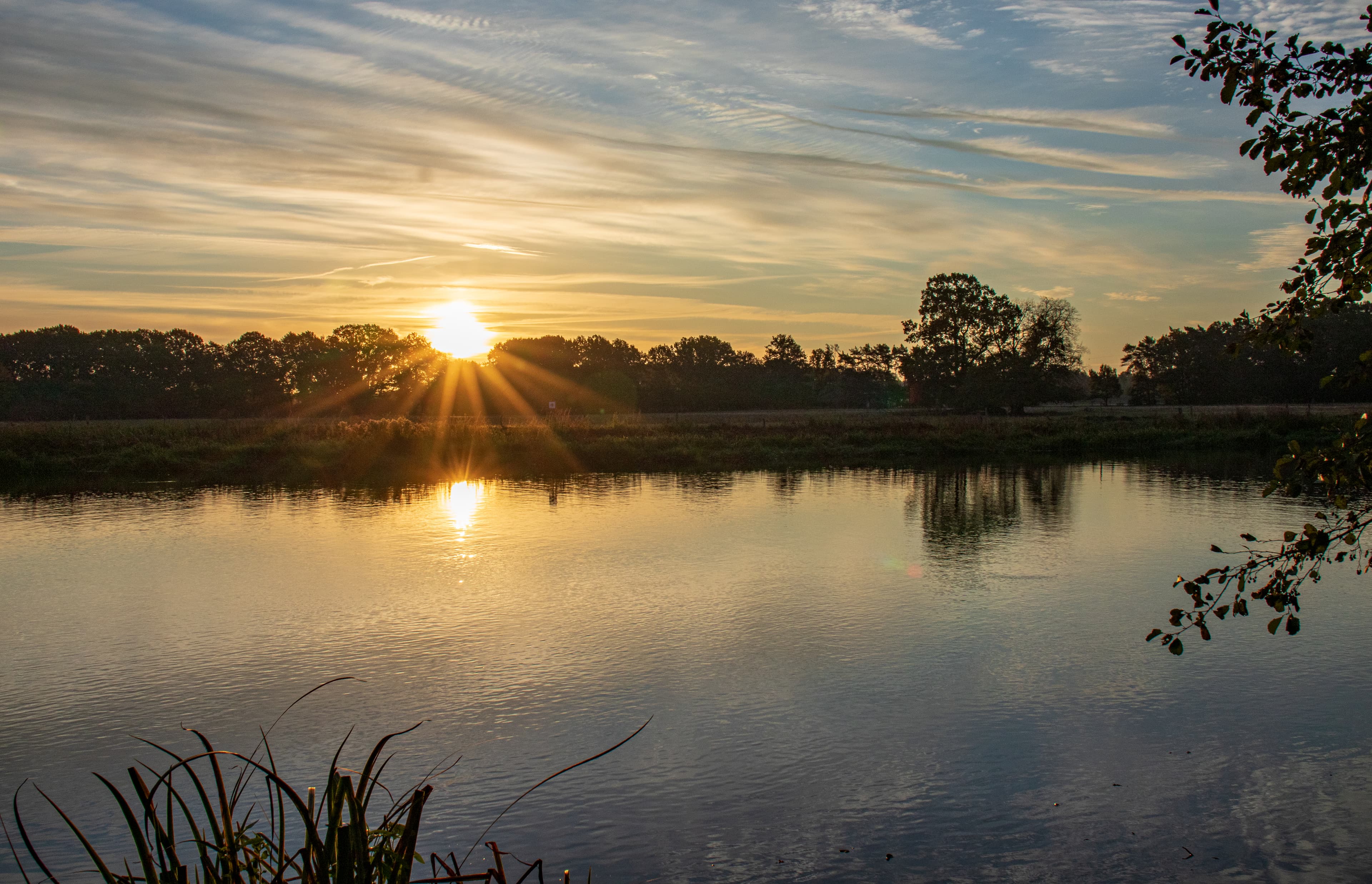 Die Bannetzer Schleuse am Morgen