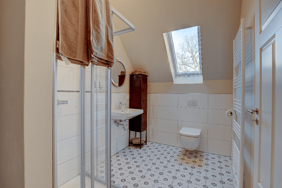 MiRiS Ferienwohnung Celle Badezimmer mit Dusche