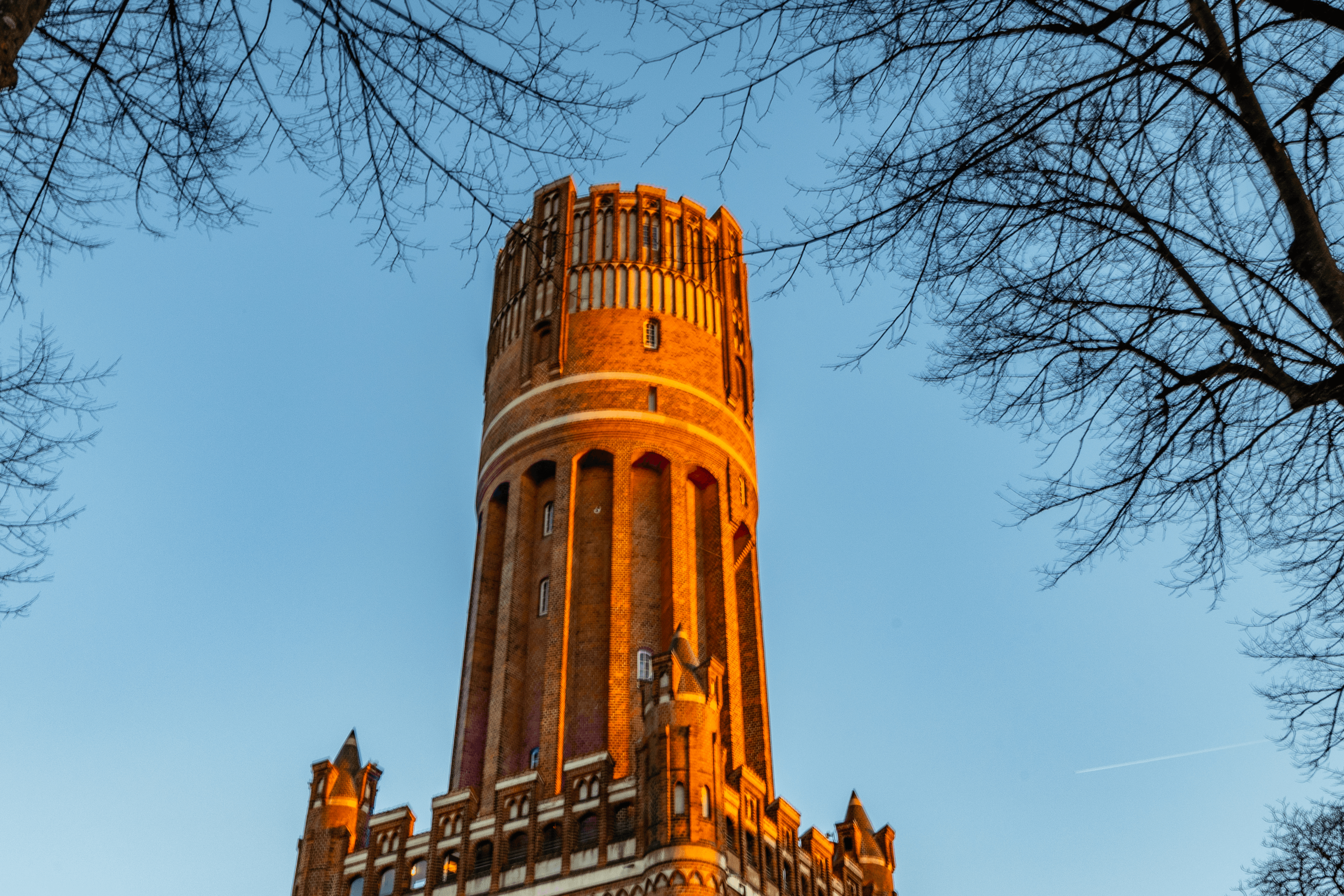 vom wasserturm lüneburg hat man eine fantastische aussicht auf die stadt