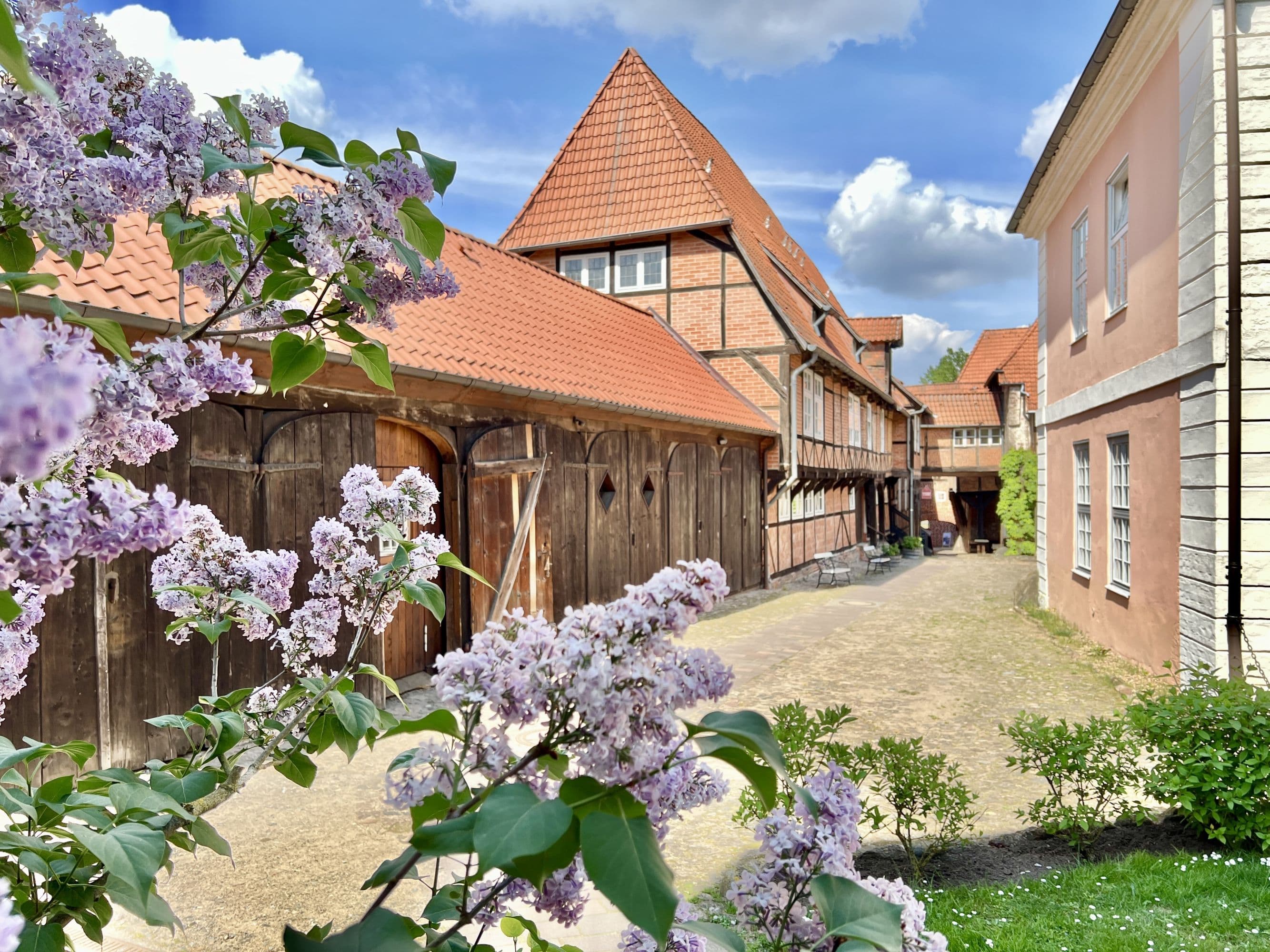Das Kloster Lüne im Frühling in der Lüneburger Heide