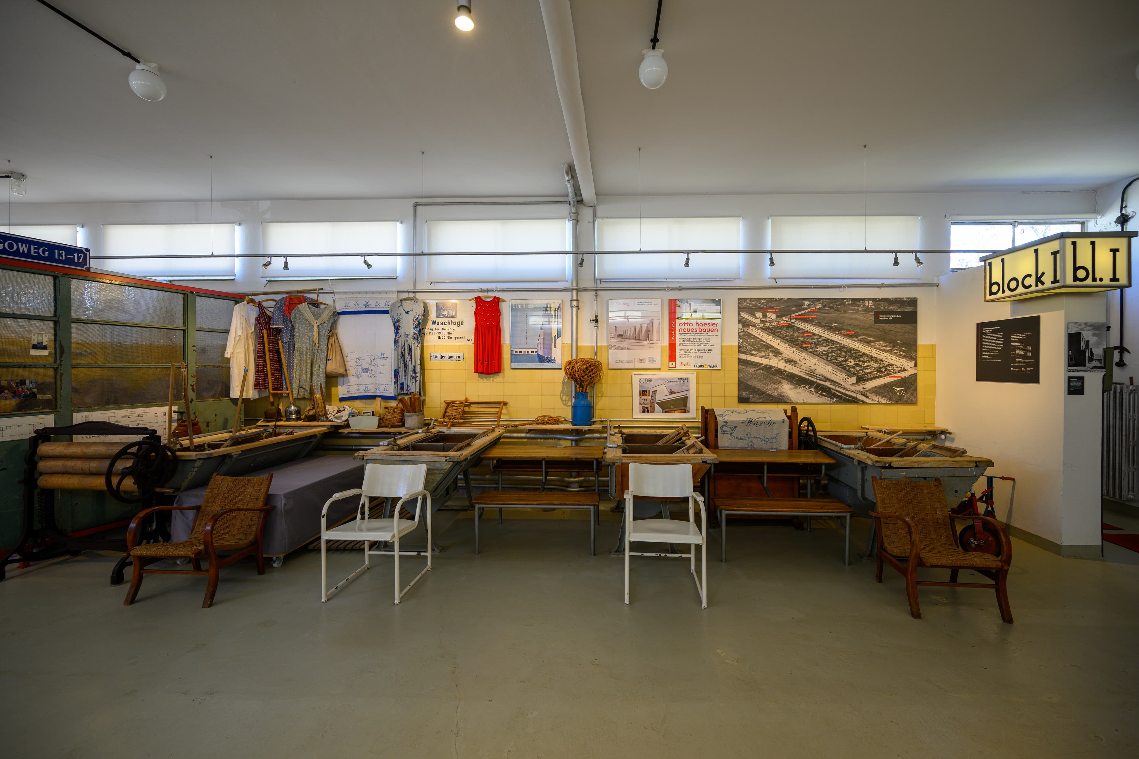 Ausstellungsraum im Otto Haesler Museum Celle