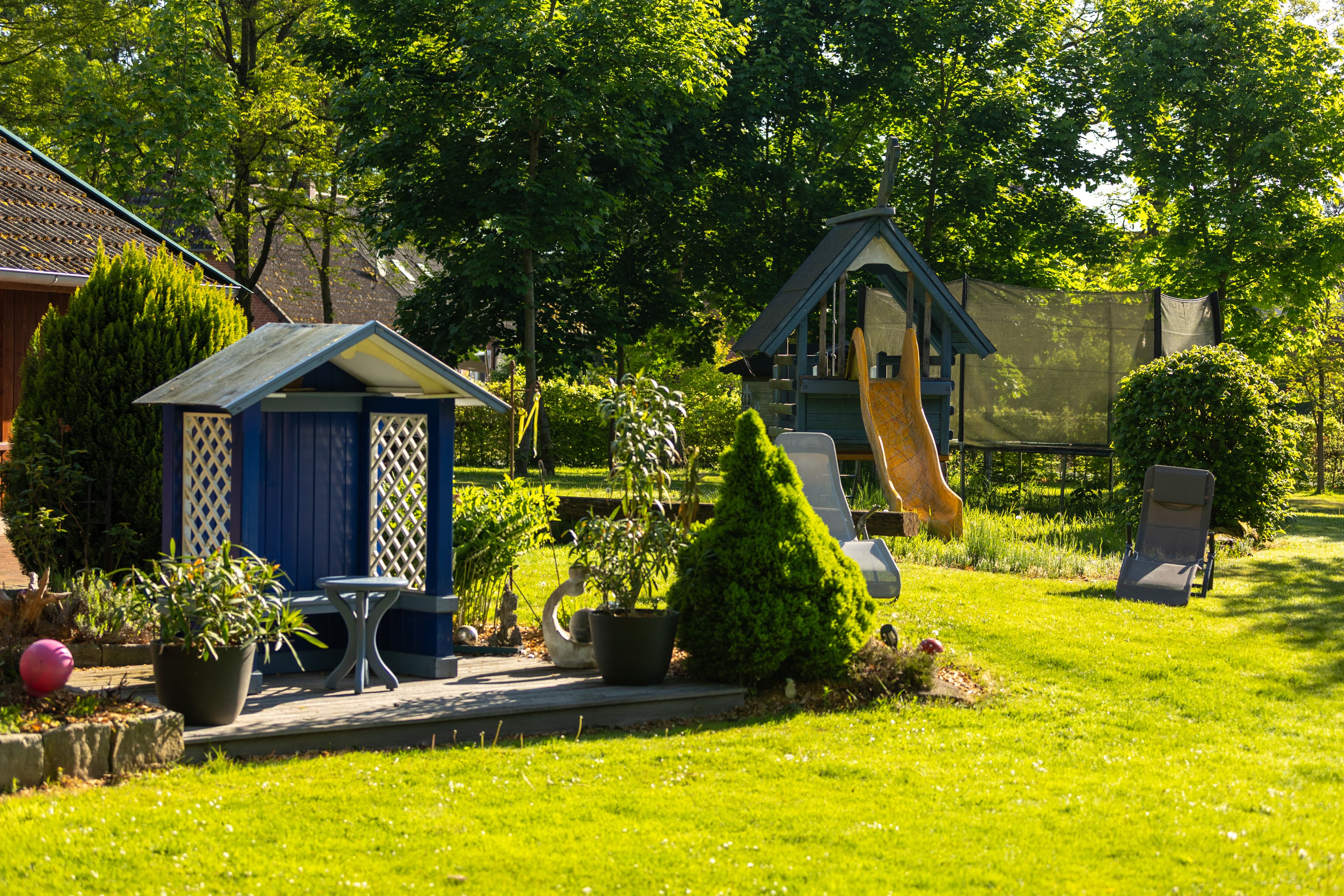 Kleiner Spielplatz am Hof Ehlers bei Bergen