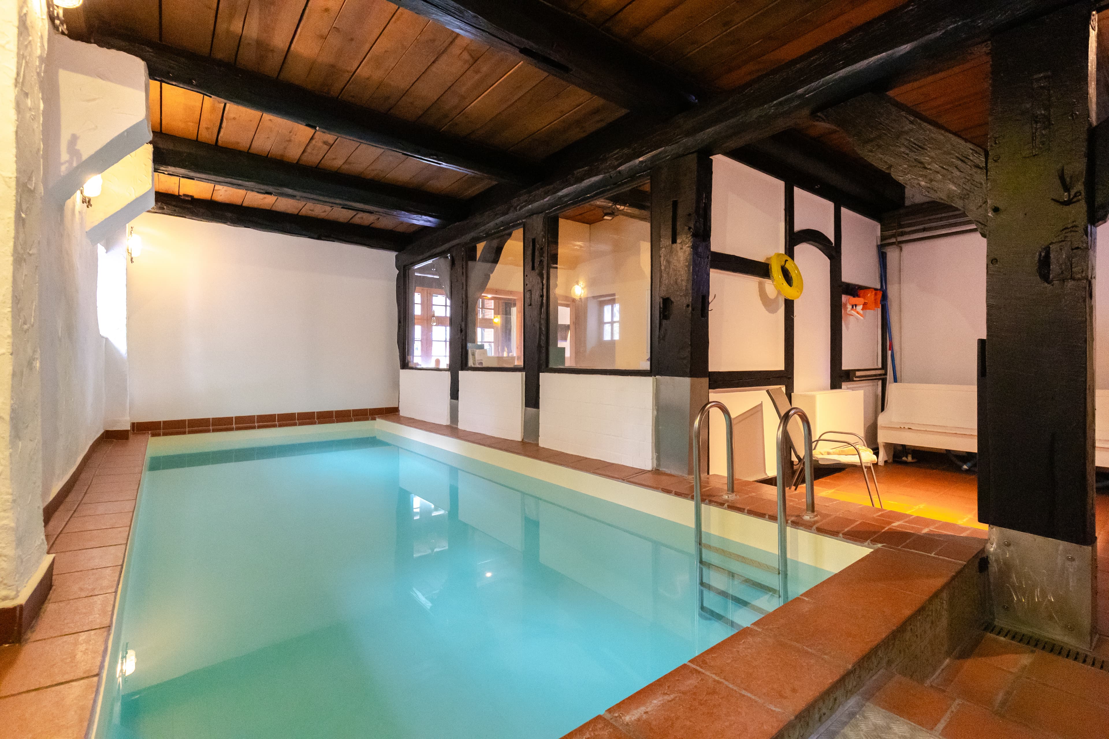 Schwimmbad im Hof Ehlers bei Bergen