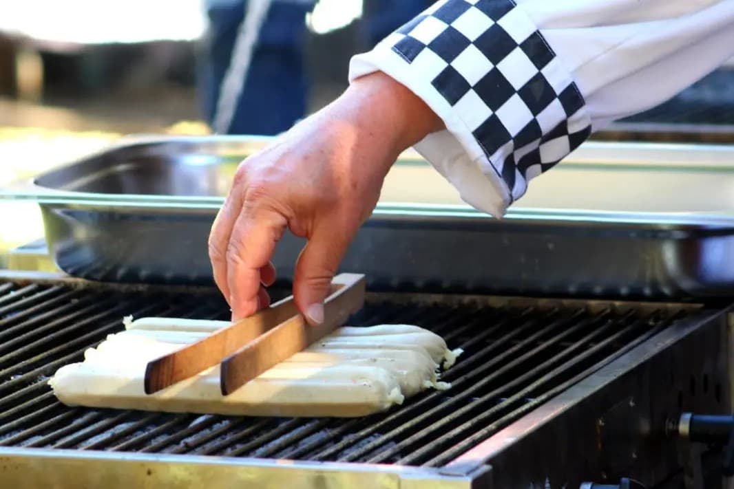 Frisch gegrilltes auf dem Antikhof Drei Eichen