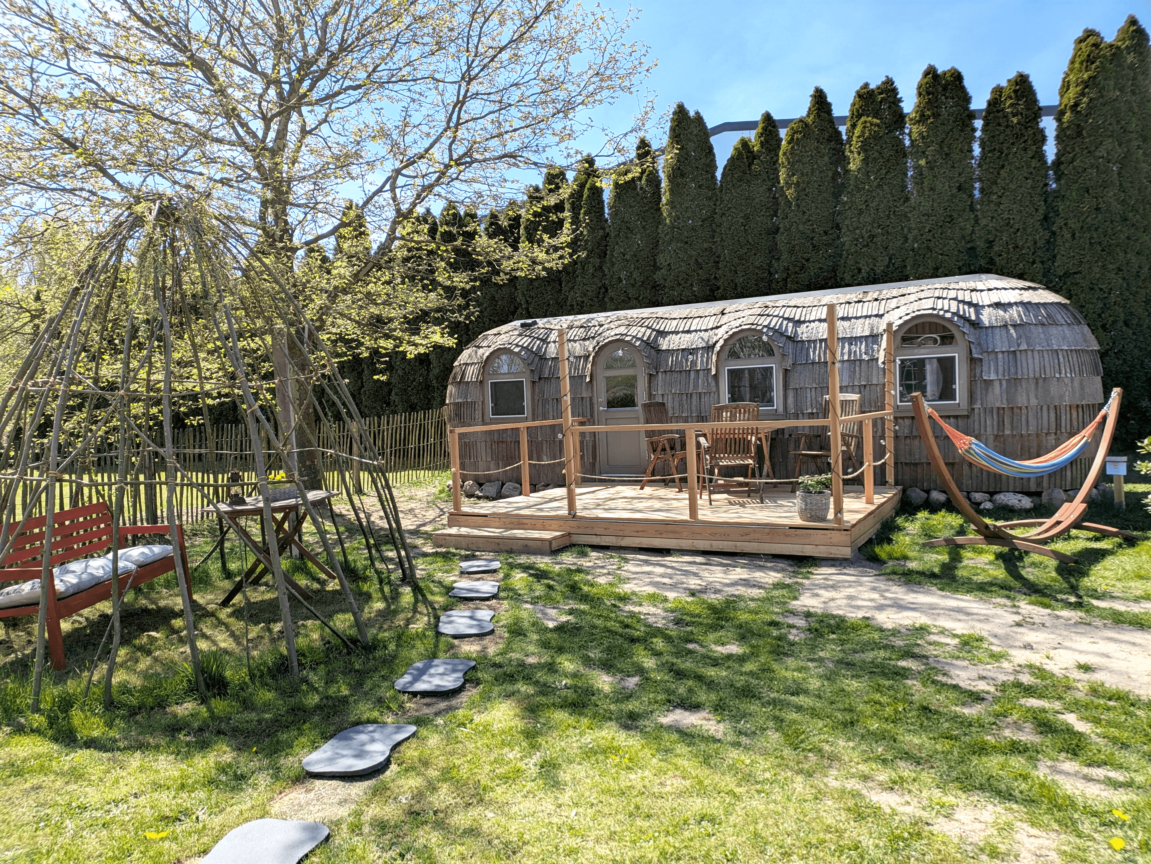 übernachten im Lieblingsplatz Tiny Haus Nest