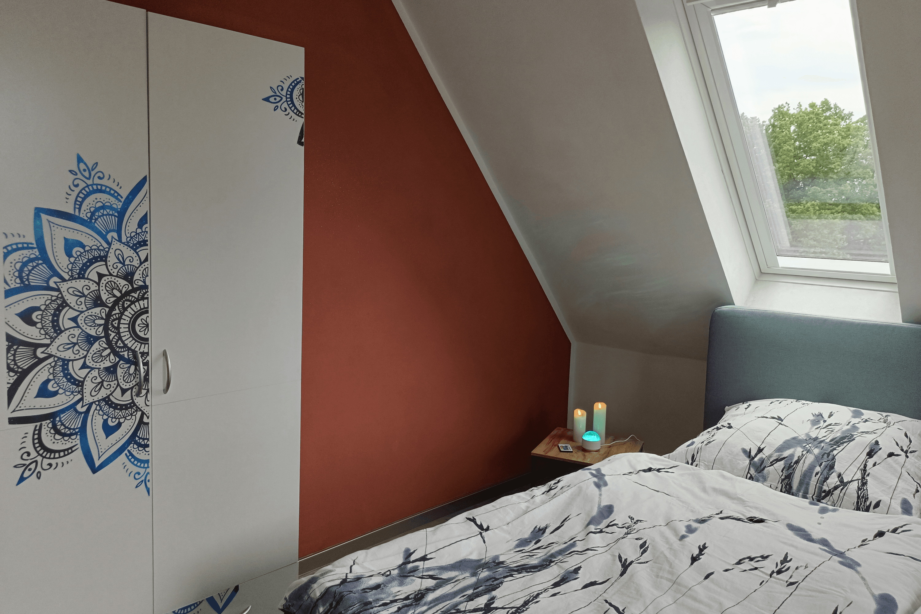 Schlafzimmer in der Ferienwohnung Allerblick in Celle