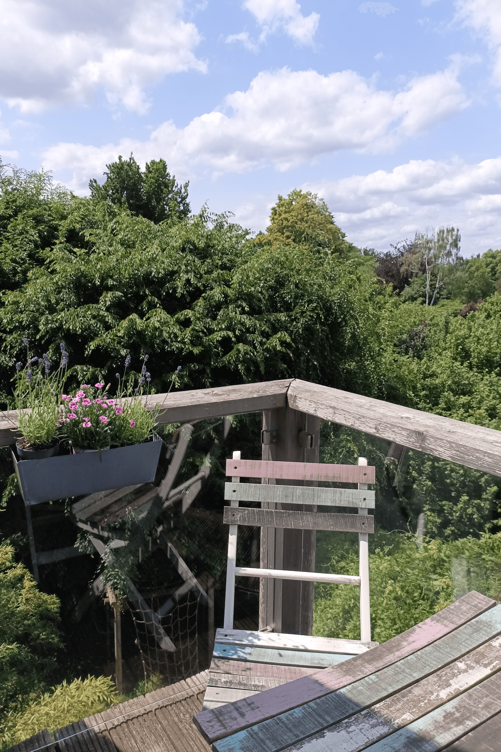 Balkon der Ferienwohnung Allerblick in Celle