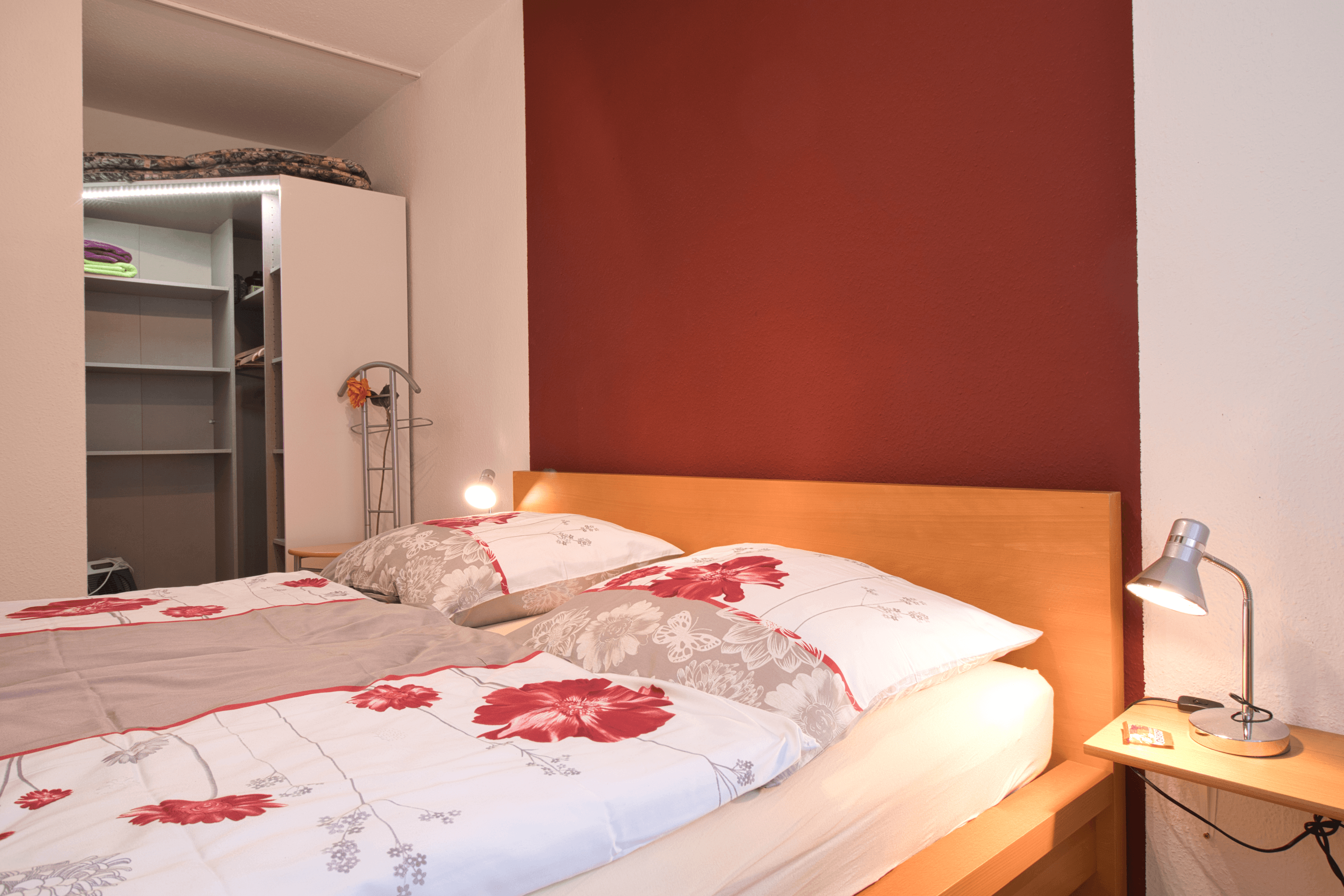 Schlafzimmer in der Ferienwohnung Adelheid Winkelmann in Hermannsburg