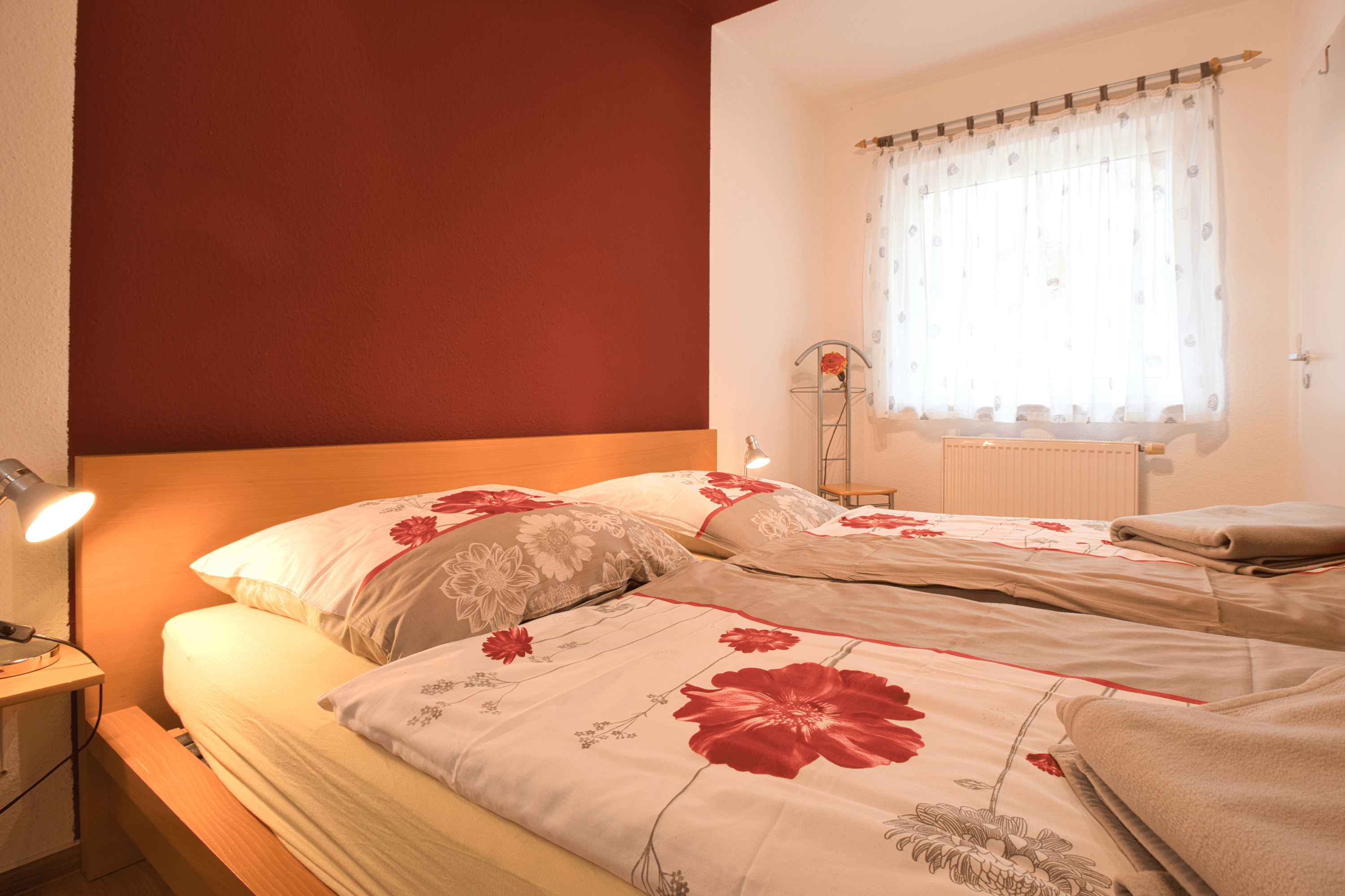 Schlafzimmer in der Ferienwohnung Adelheid Winkelmann in Hermannsburg