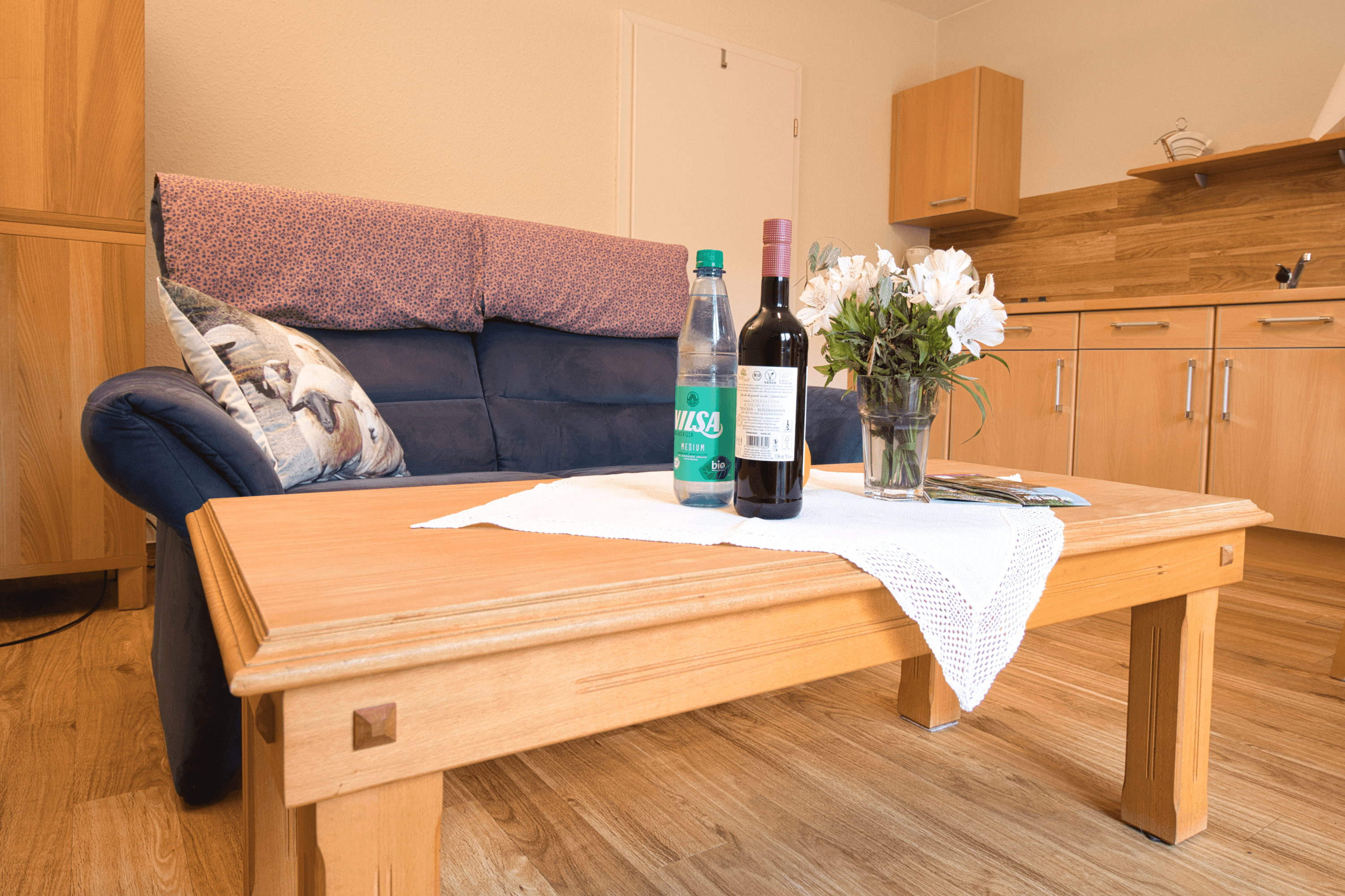 Wohnzimmer in der Ferienwohnung Adelheid Winkelmann in Hermannsburg