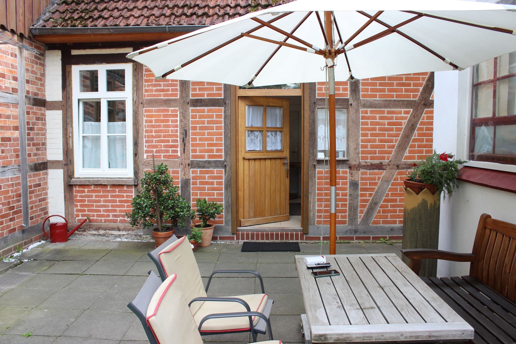 Hofeingang Ferienwohnung Bernsteinstube in Hermannsburg