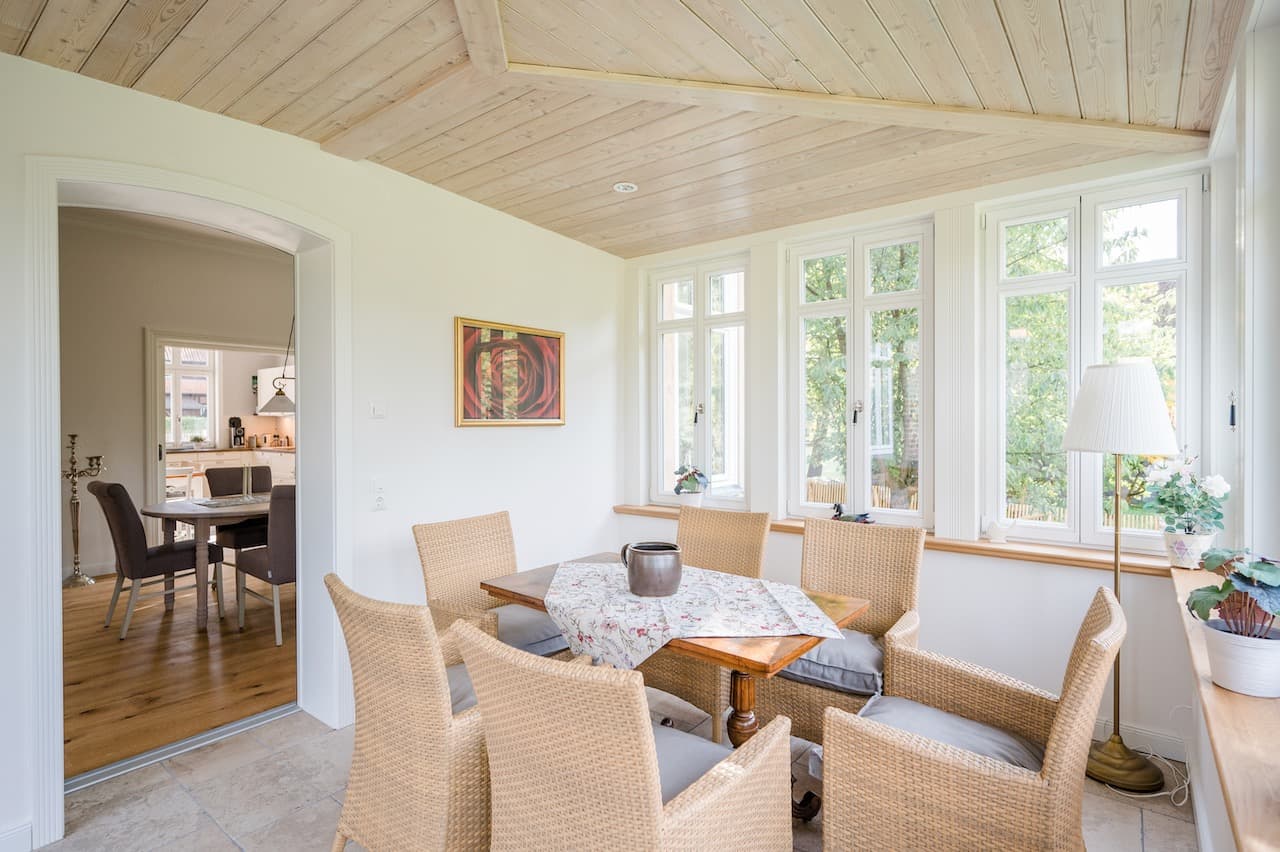 Wintergarten im Ferienhaus Waldstraße 7 in Hermannsburg