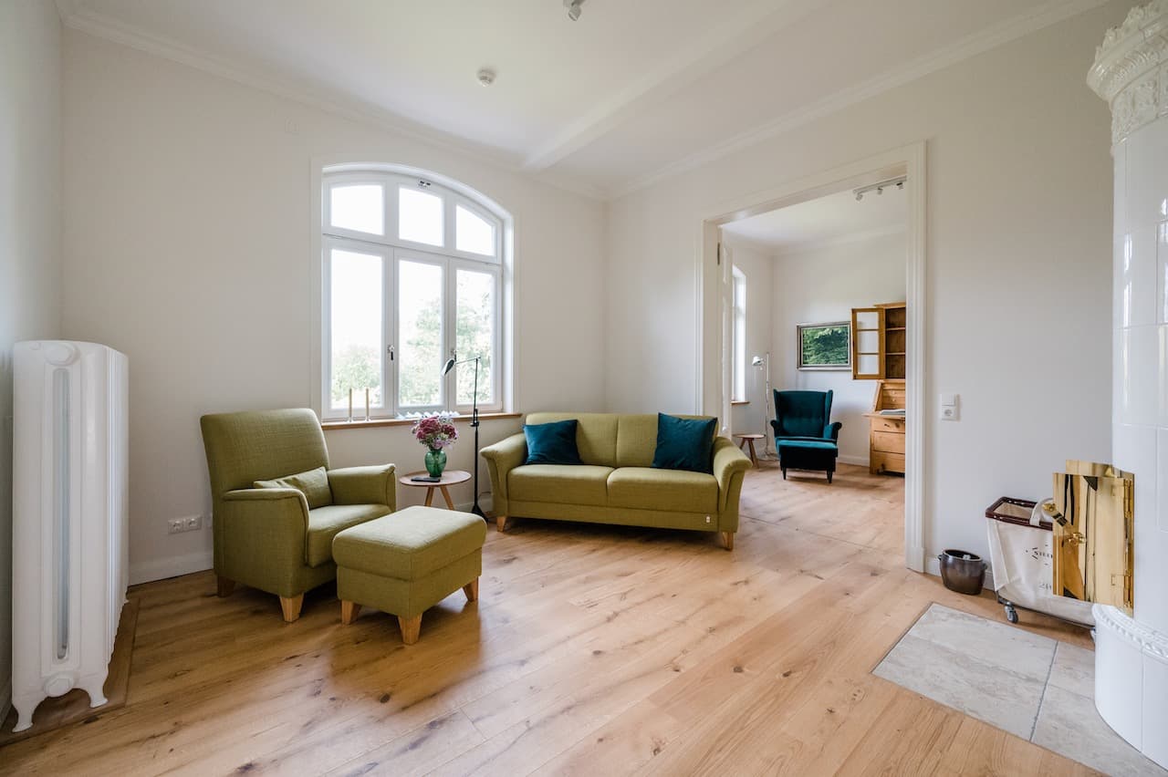 Wohnzimmer im Ferienhaus Waldstraße 7 in Hermannsburg