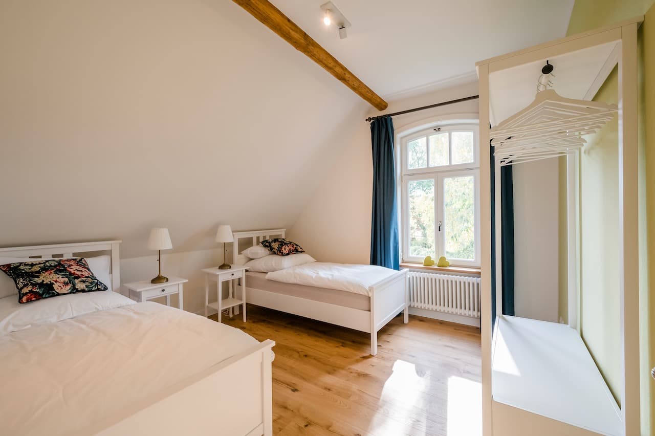 Zweibettzimmer im Ferienhaus Waldstraße 7 in Hermannsburg