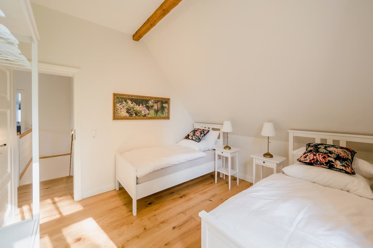 Zweibettzimmer im Ferienhaus Waldstraße 7 in Hermannsburg