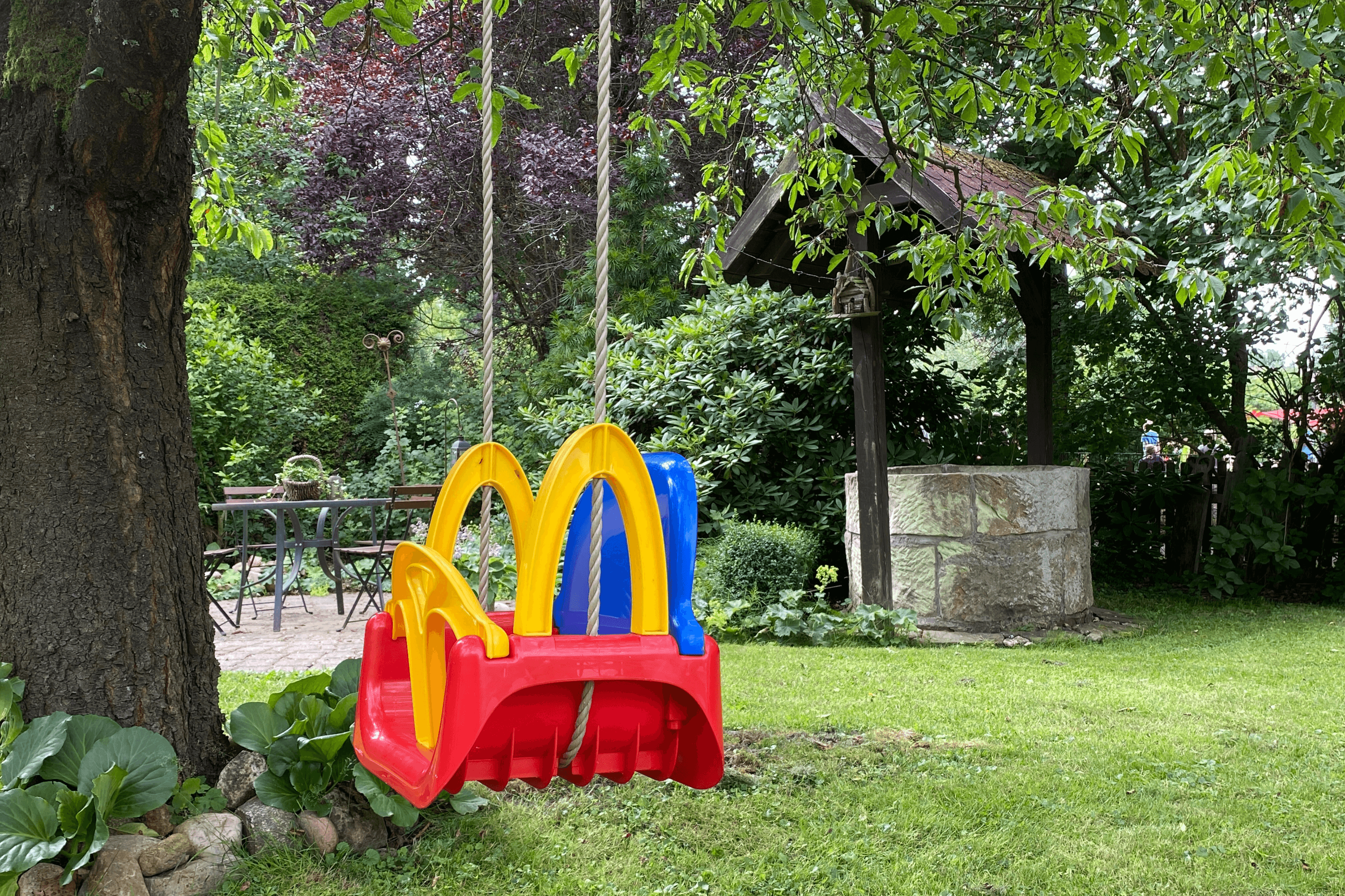 Garten Ferienhaus am Heidesee in Müden Örtze