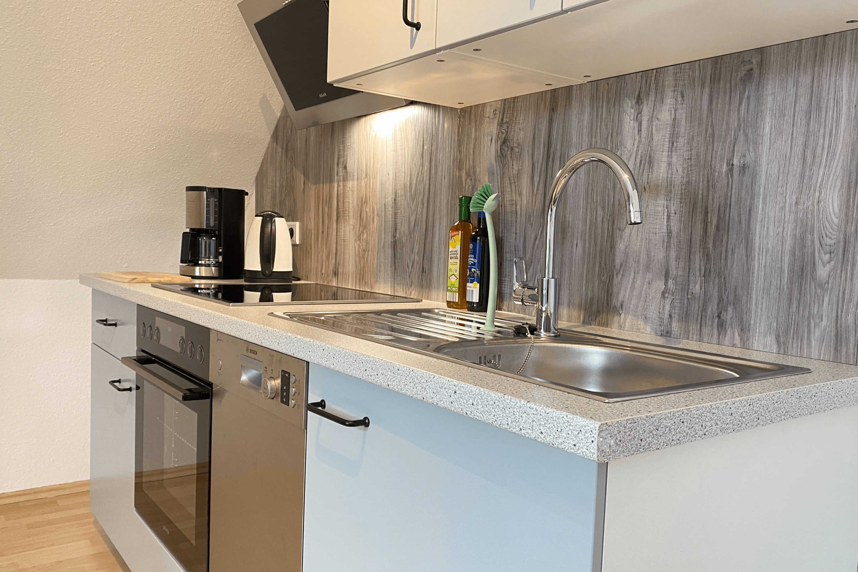 Küche Ferienhaus am Heidesee in Müden Örtze