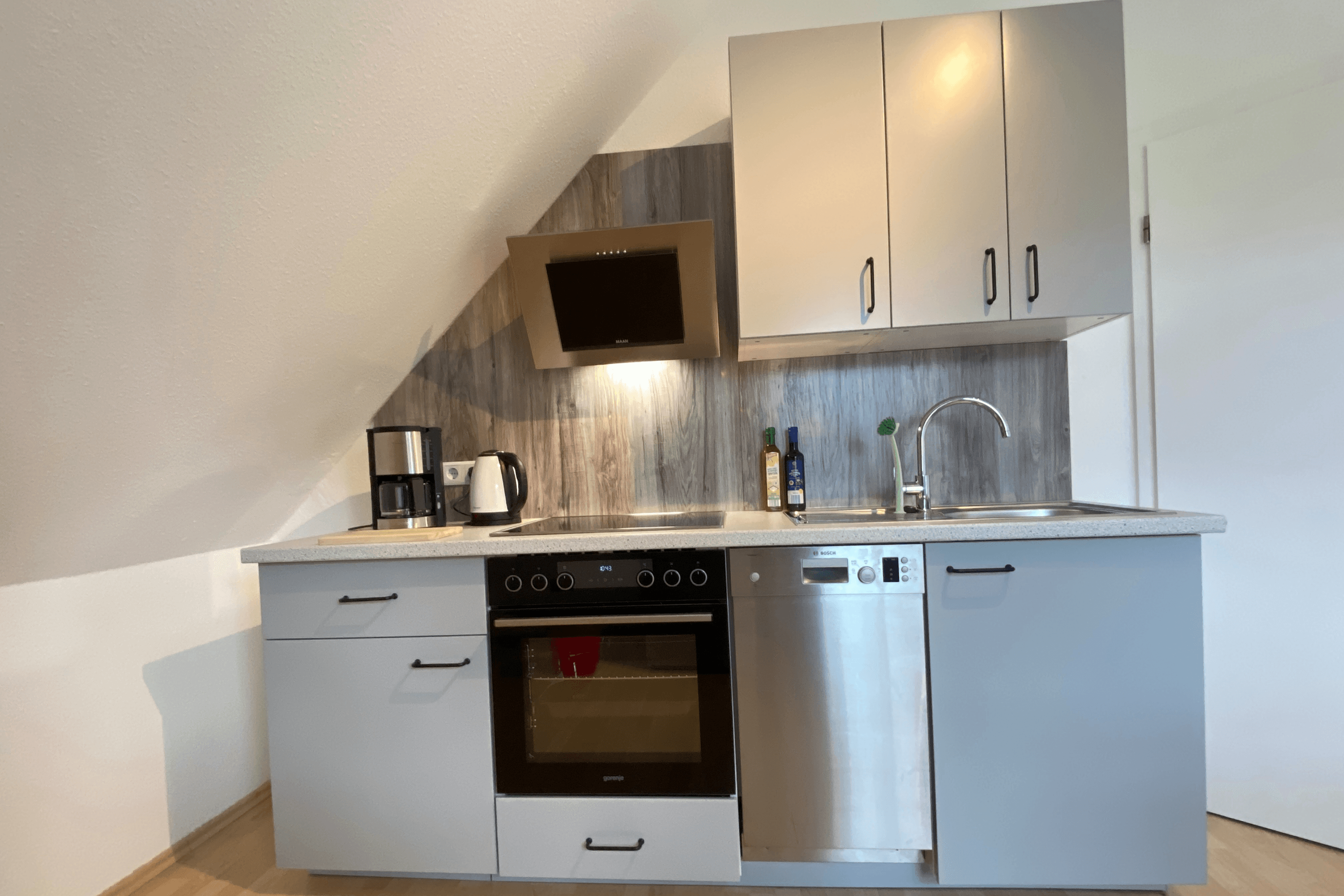 Küche Ferienhaus am Heidesee in Müden Örtze