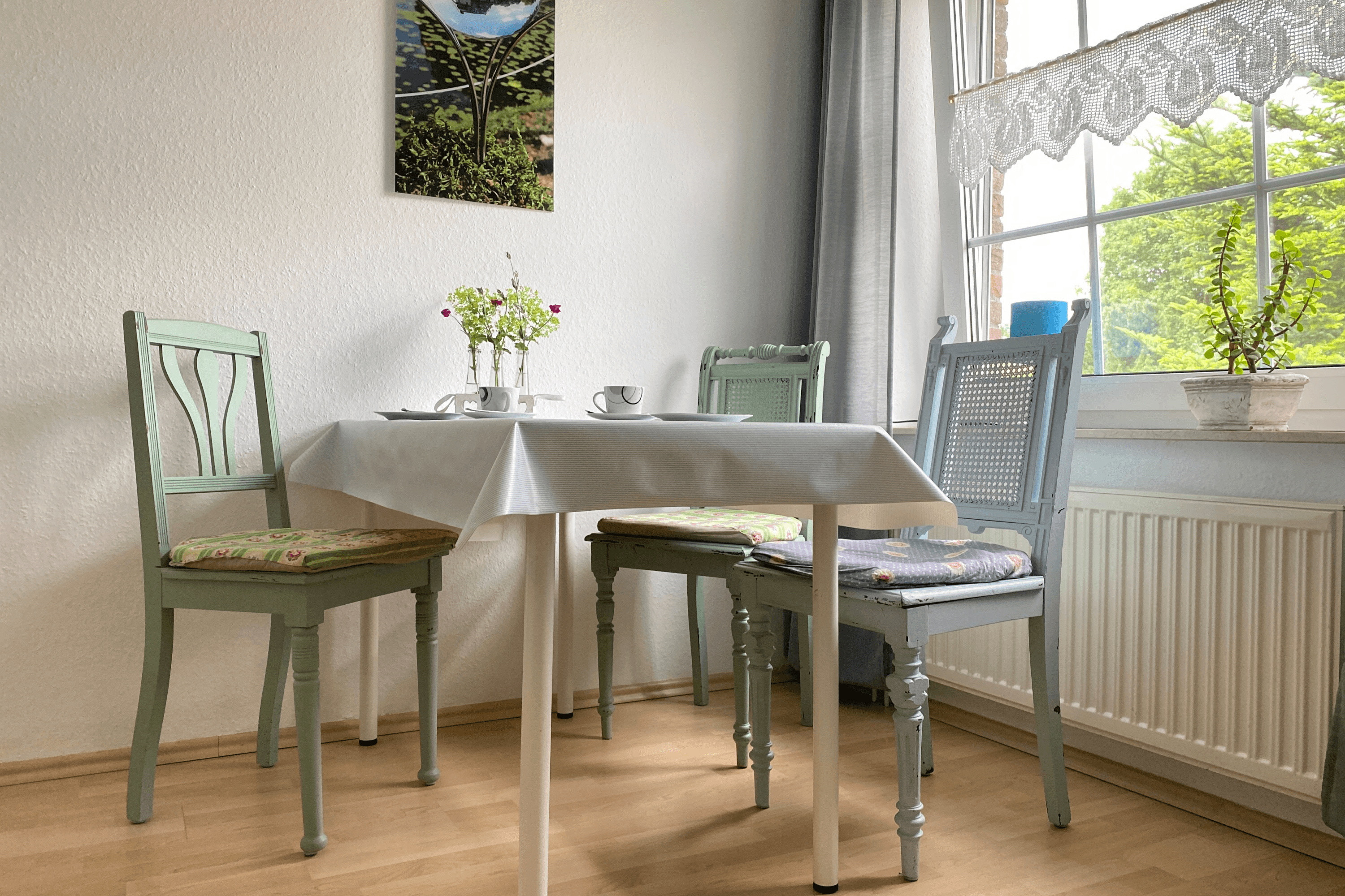 Esszimmer Ferienhaus am Heidesee in Müden Örtze