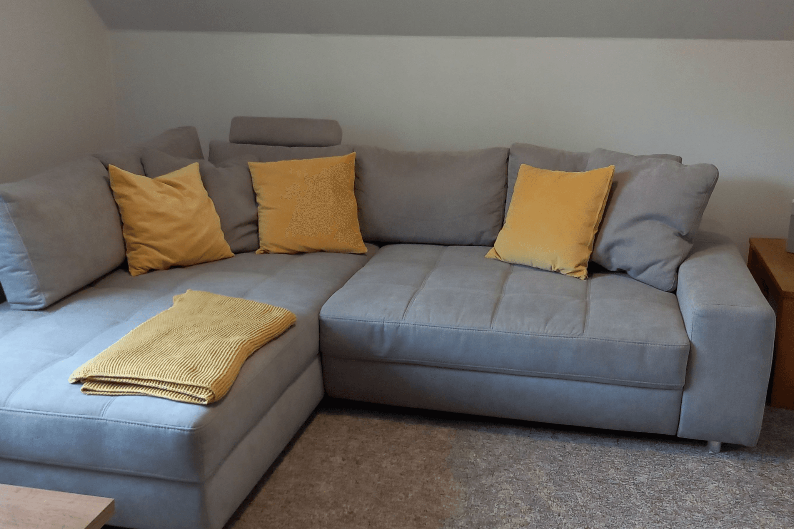 Wohnzimmer in Nolte's Ferienwohnung Bröckel