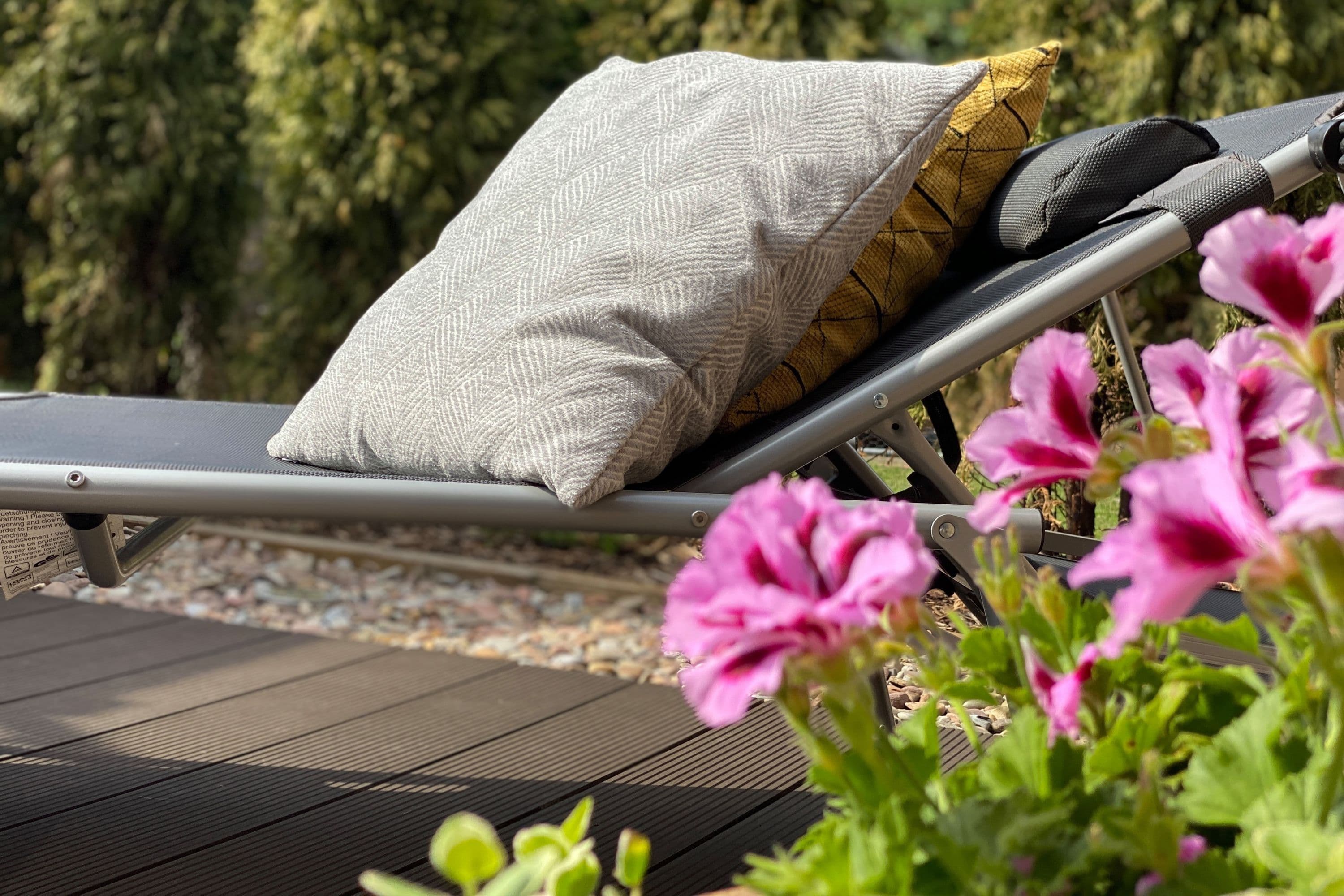 Terrasse an der Ferienwohnung Weber Müden Örtze