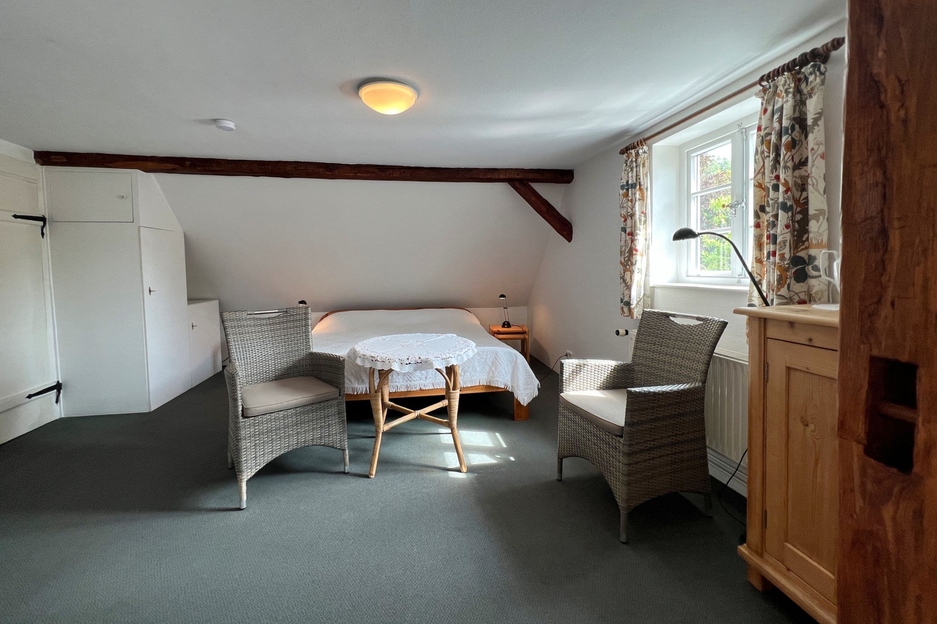 Schlafzimmer im Appartementhaus Beinke in Wienhausen