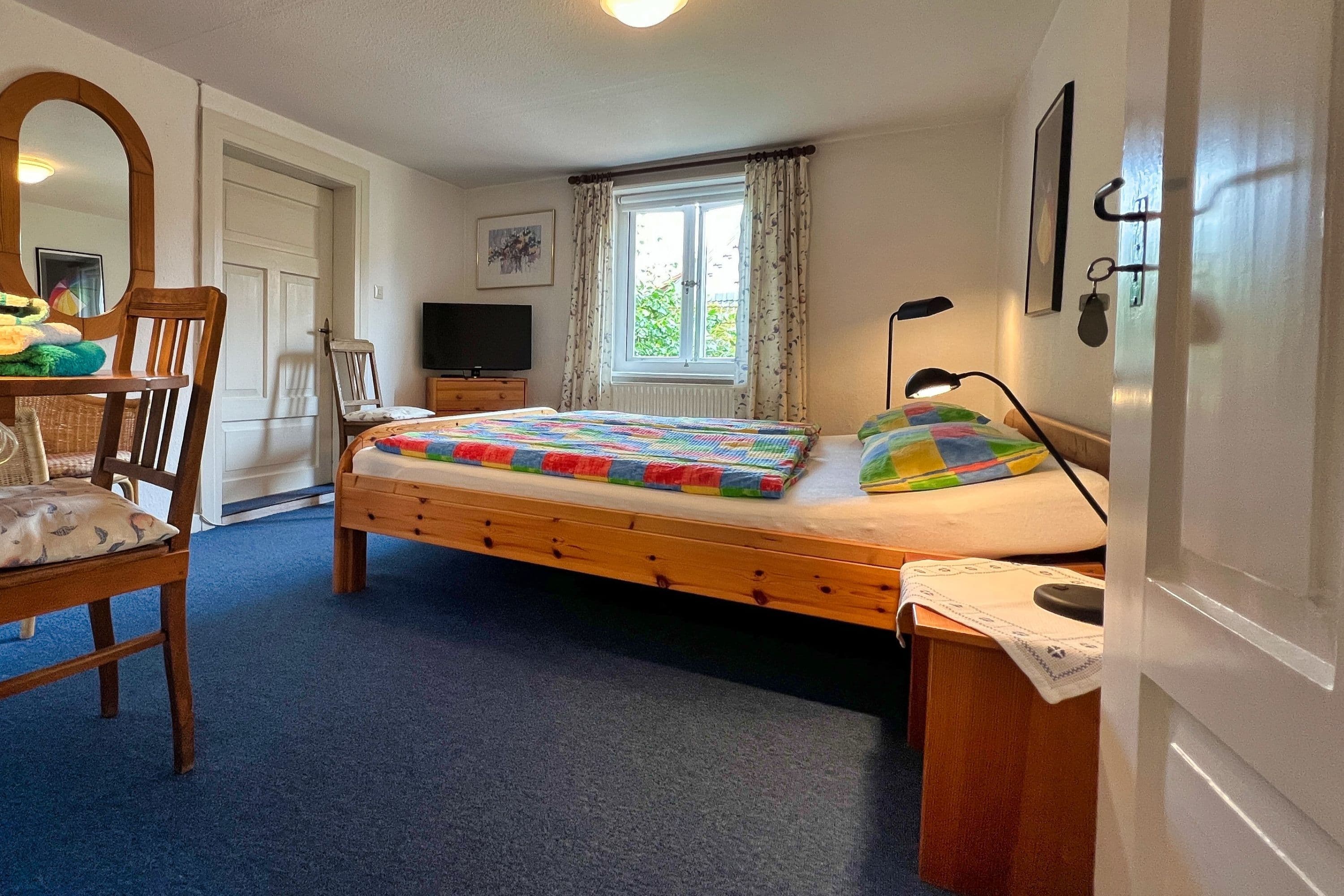 Schlafzimmer im Appartementhaus Beinke Wienhausen