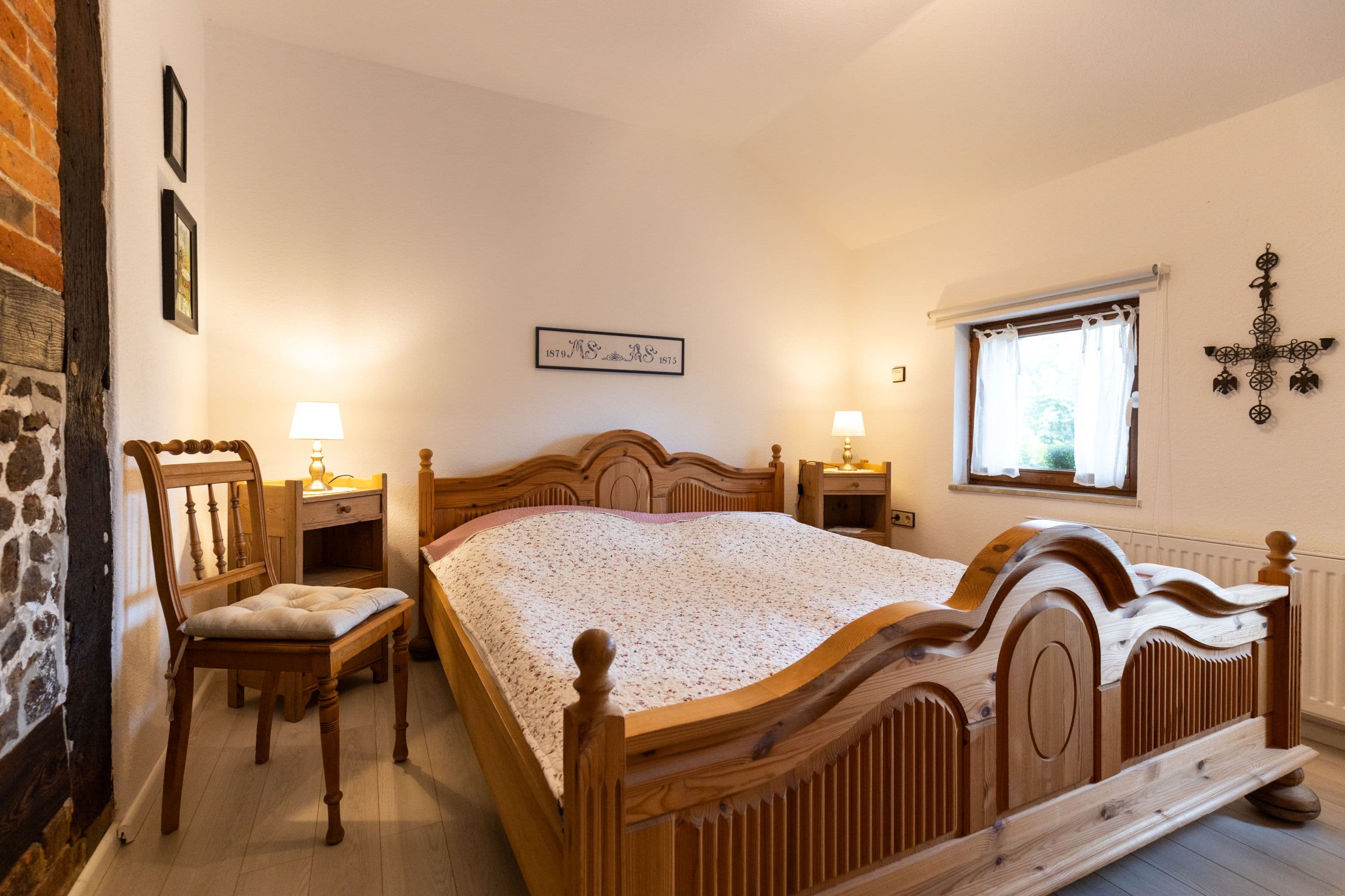 Schlafzimmer im Ferienhaus Schneider in Wietze