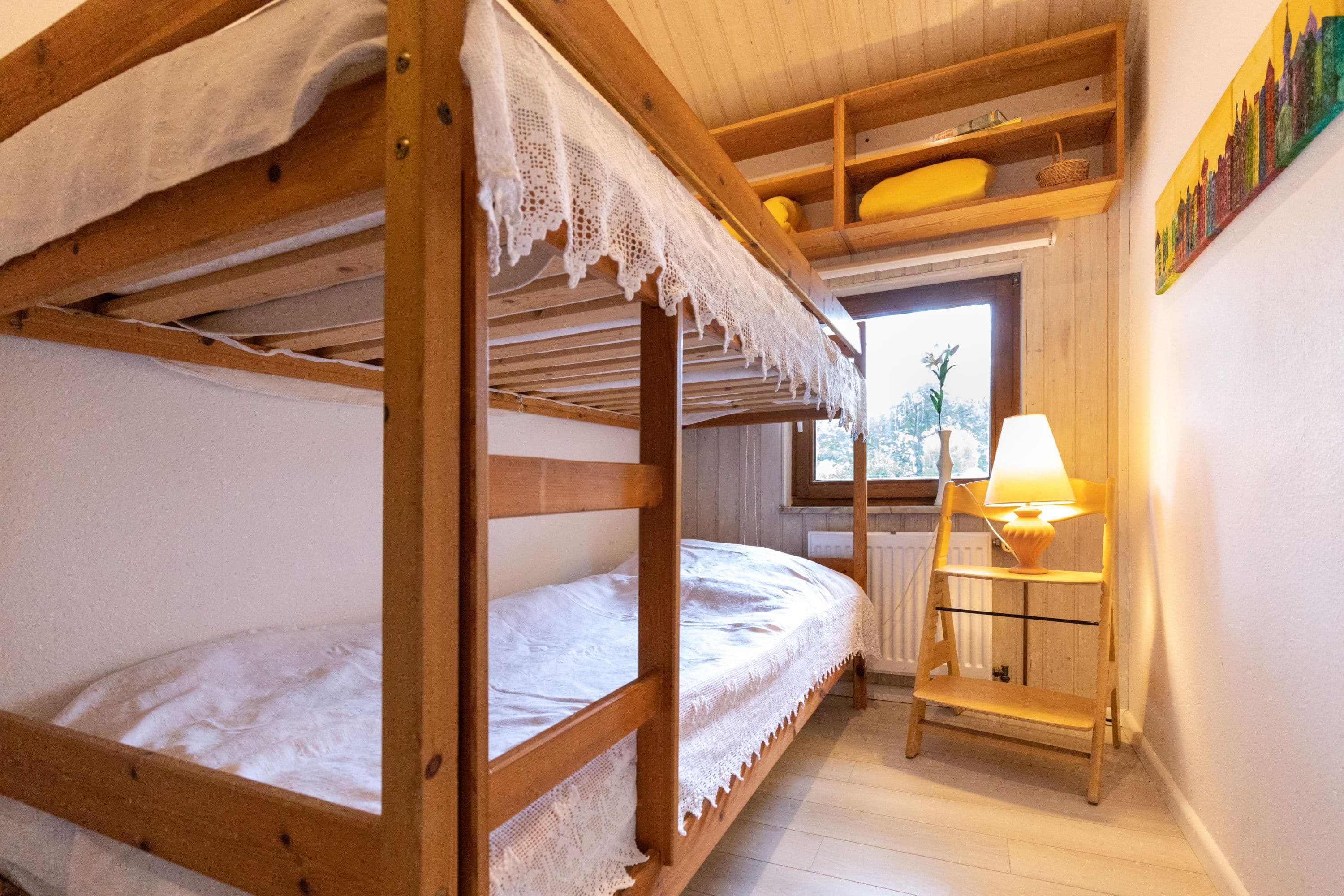 Schlafzimmer im Ferienhaus Schneider in Wietze