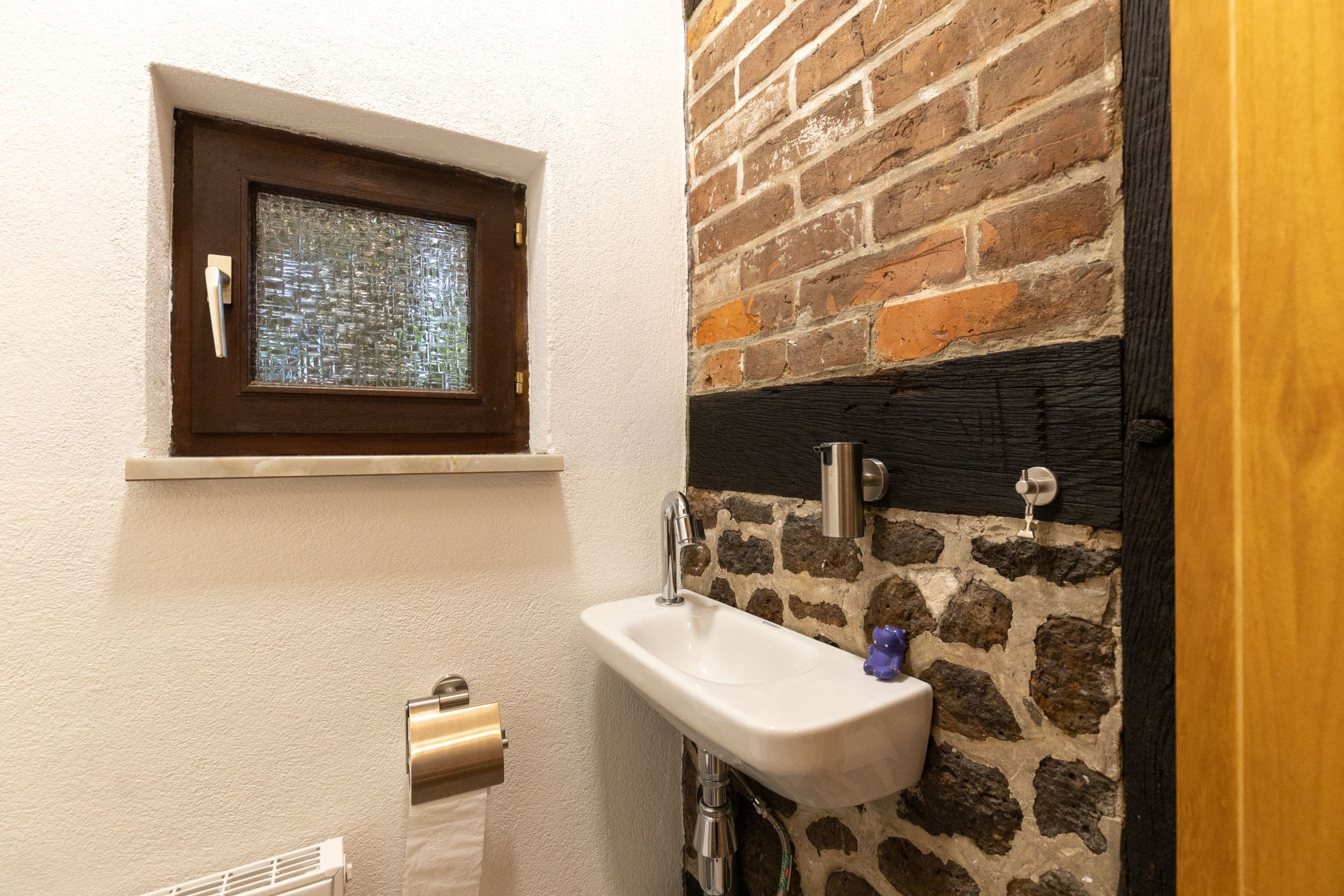 Badezimmer im Ferienhaus Schneider in Wietze