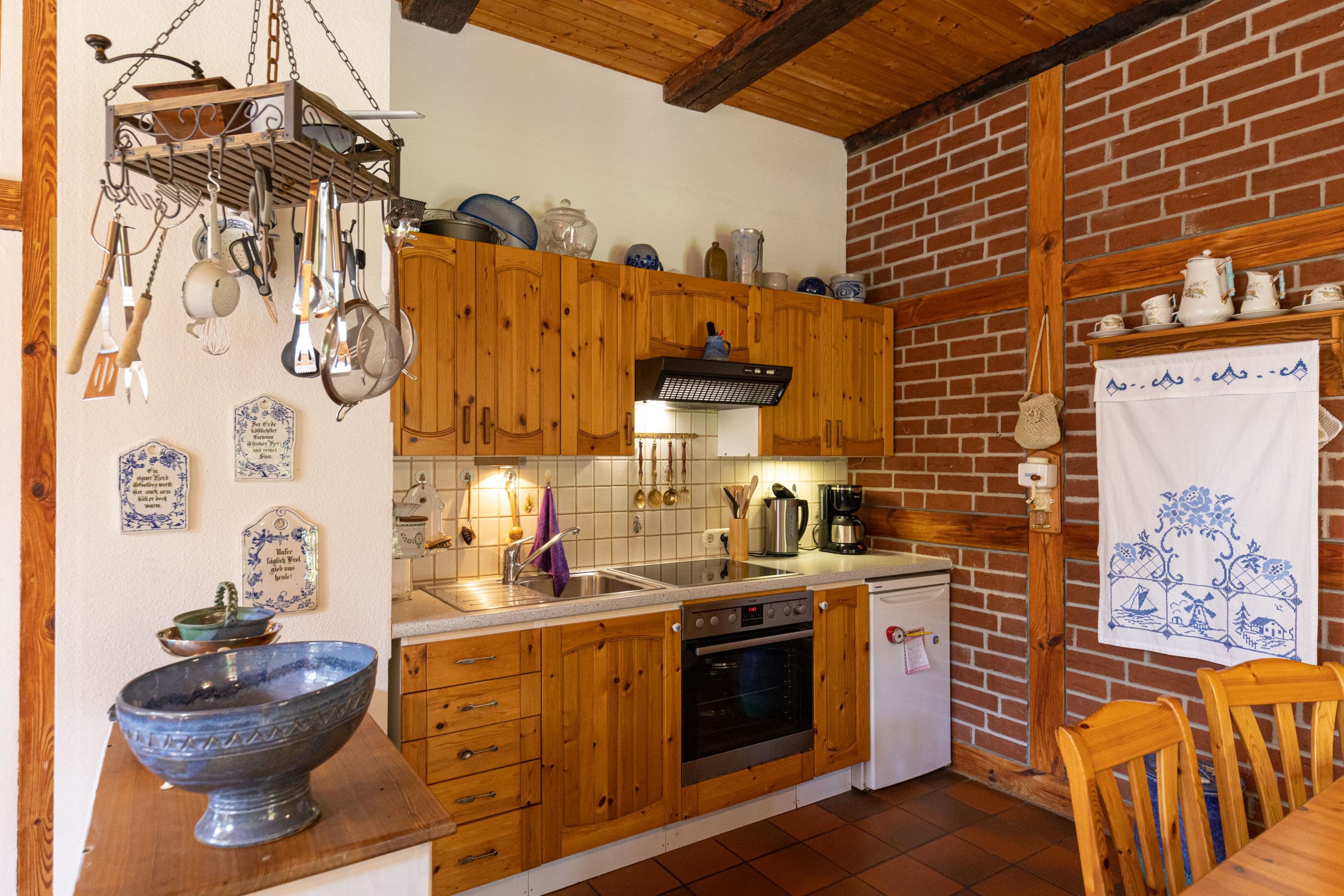 Küche im Ferienhaus Schneider in Wietze
