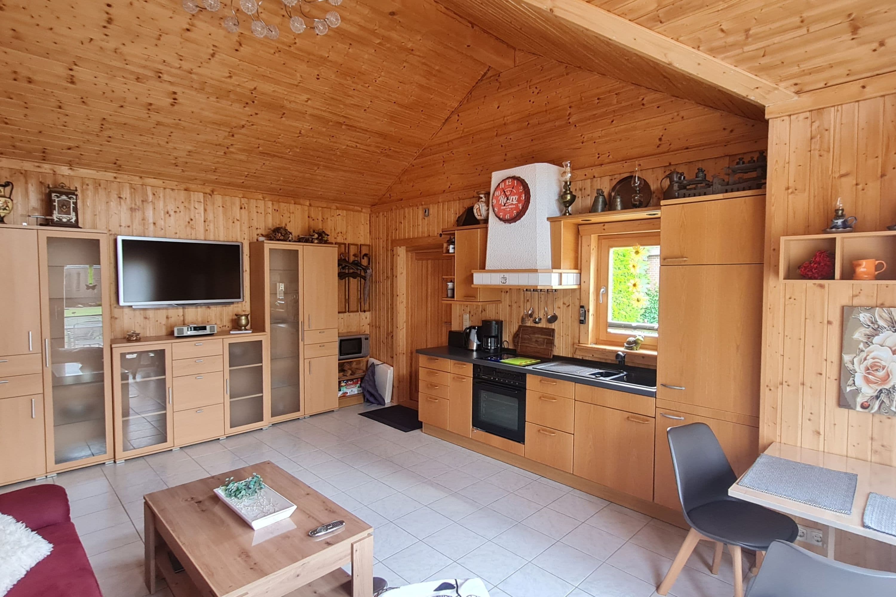 Wohnzimmer im Ferienhaus Burg in Celle