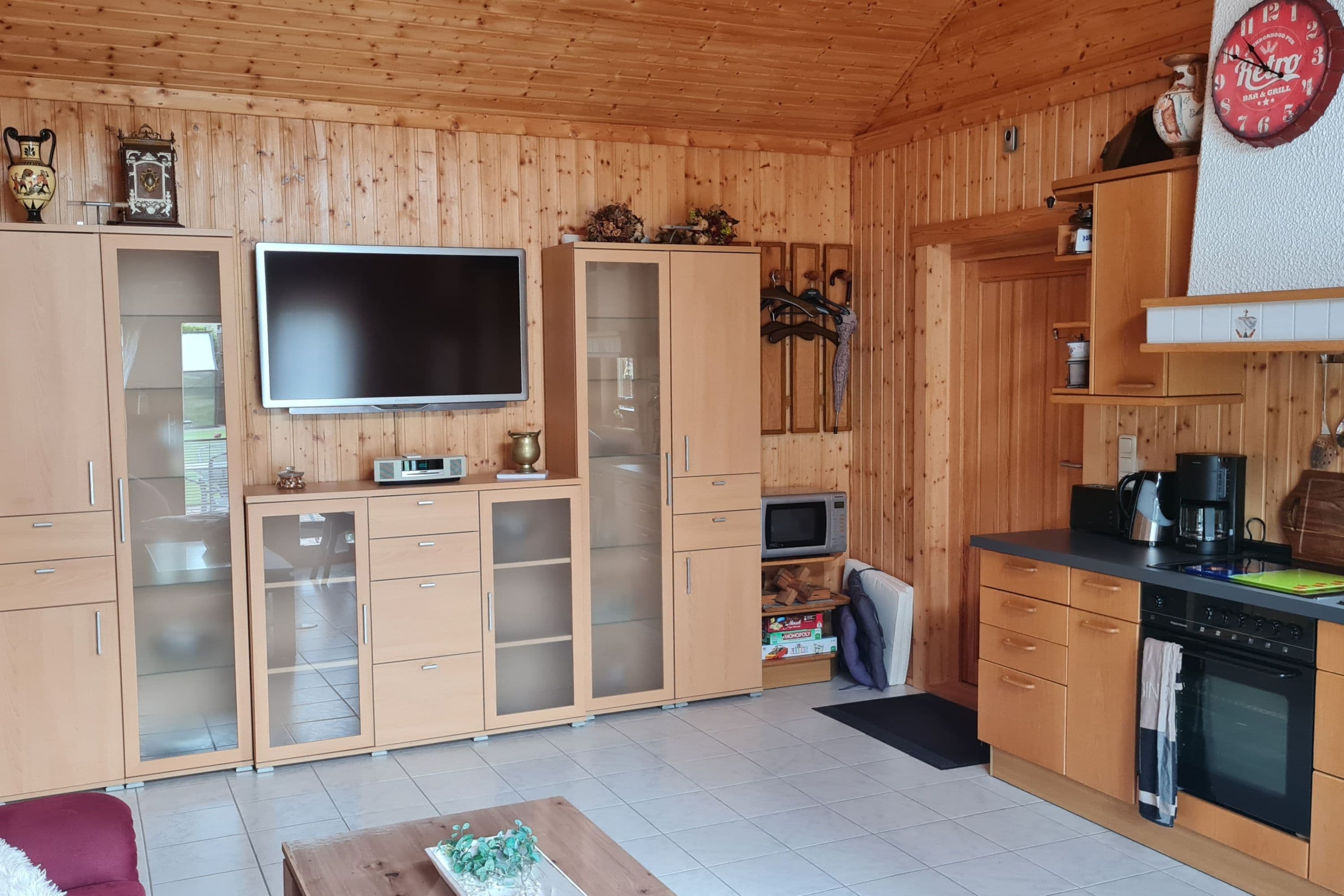 Wohnzimmer im Ferienhaus Burg in Celle
