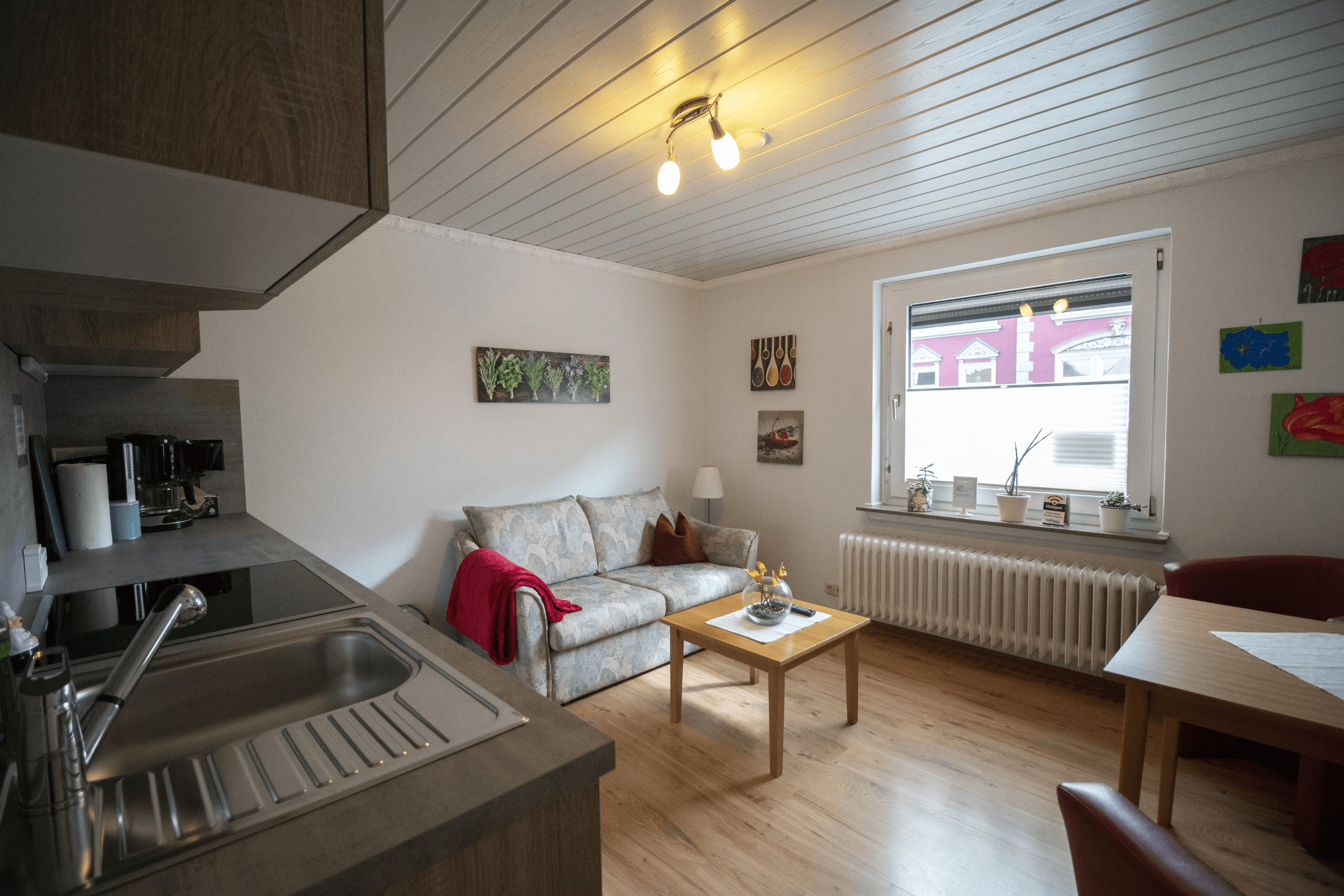 Wohnbereich in der Ferienwohnung Fritz Dreyer in Celle