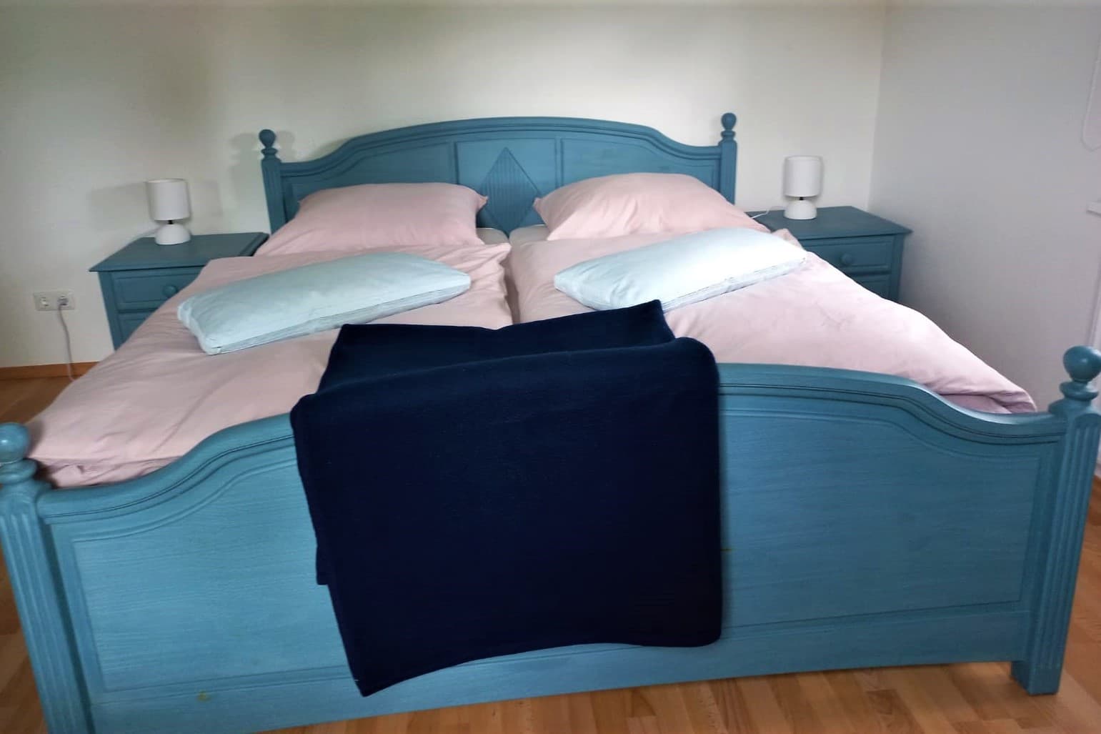 Doppelbett in der Ferienwohnung Friedrich in Hermannsburg