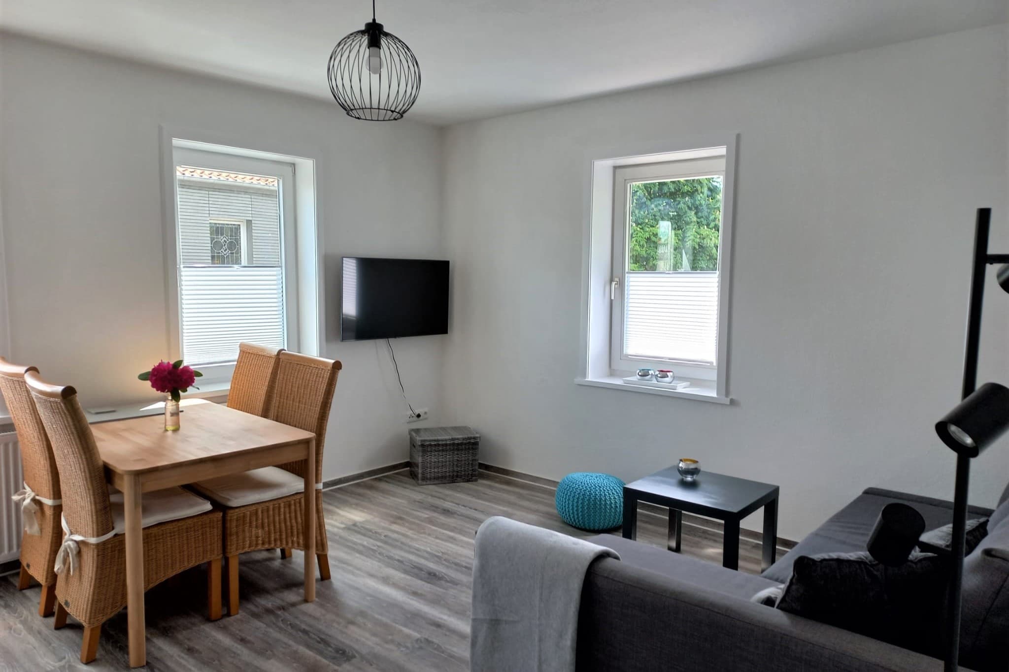 Wohnzimmer in der Ferienwohnung Friedrich in Hermannsburg