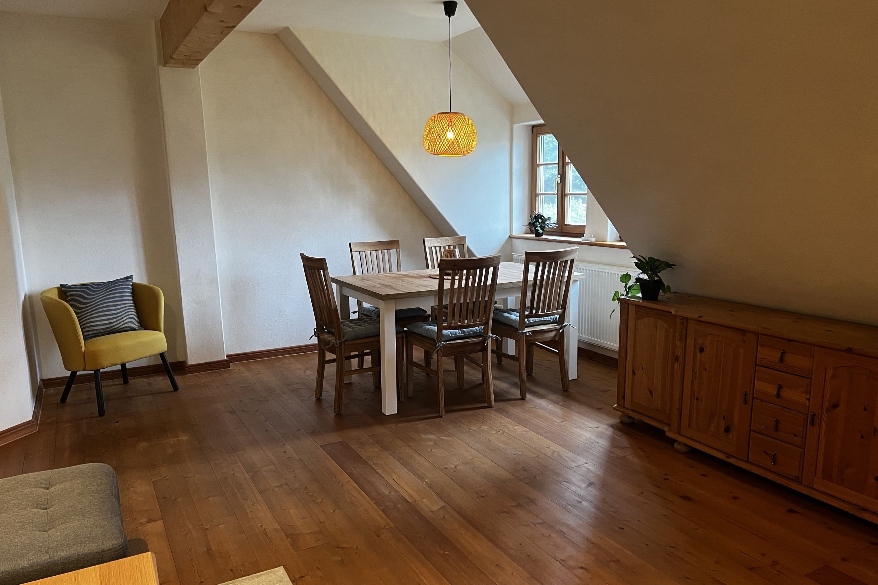 Essbereich in der Ferienwohnung Seibel in Hermannsburg