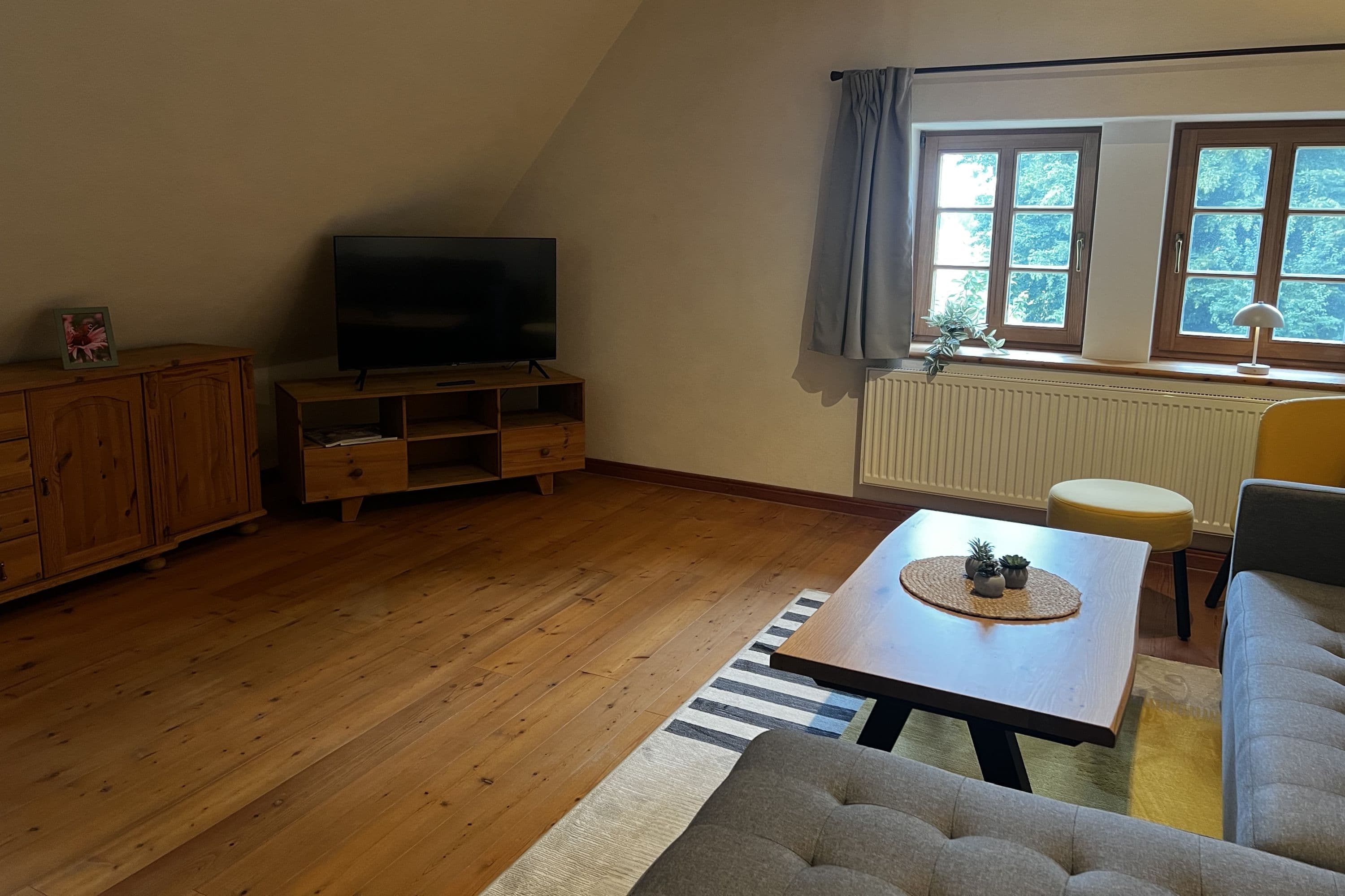 Wohnzimmer in der Ferienwohnung Seibel in Hermannsburg